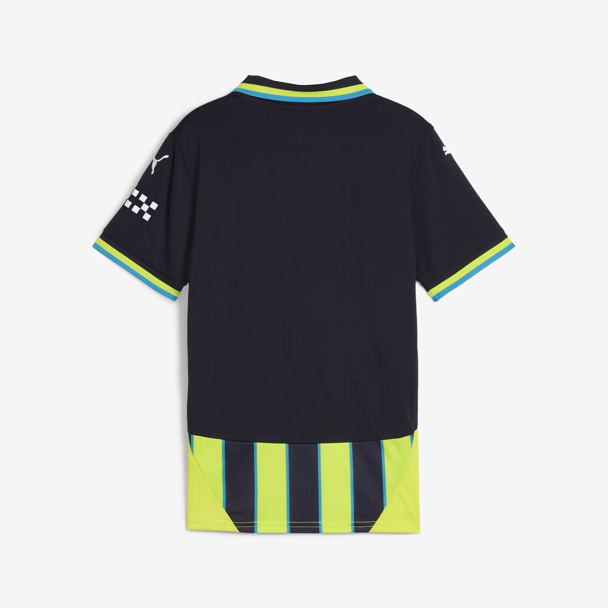 PUMA Manchester City 2024/25 Stadium Away Big Kids' dryCELL Soccer Replica Jersey - New Navy-Yellow Glow