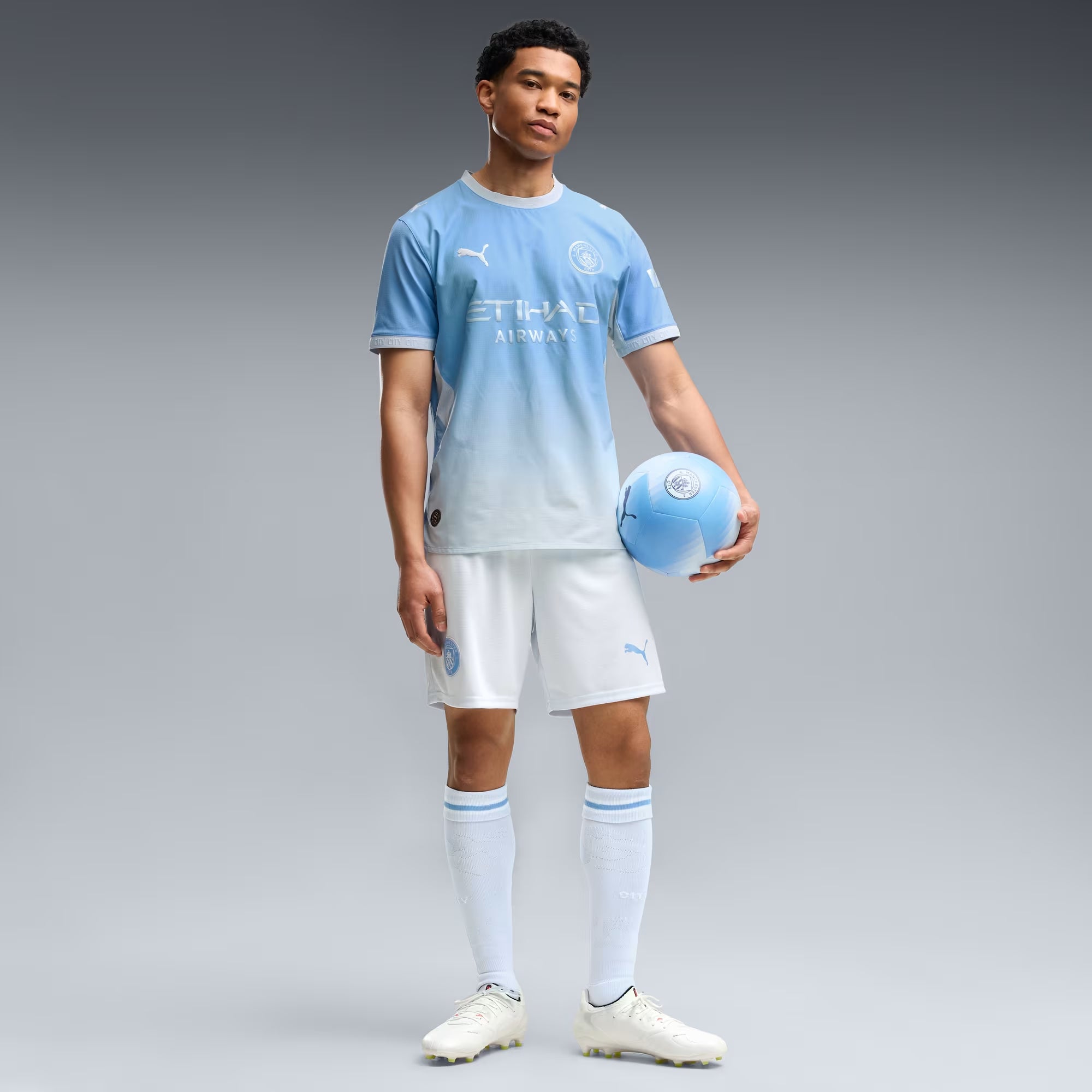 PUMA Manchester City 2026/27 Match Home Men's Soccer Authentic Jersey - Team Light Blue-Icy Blue