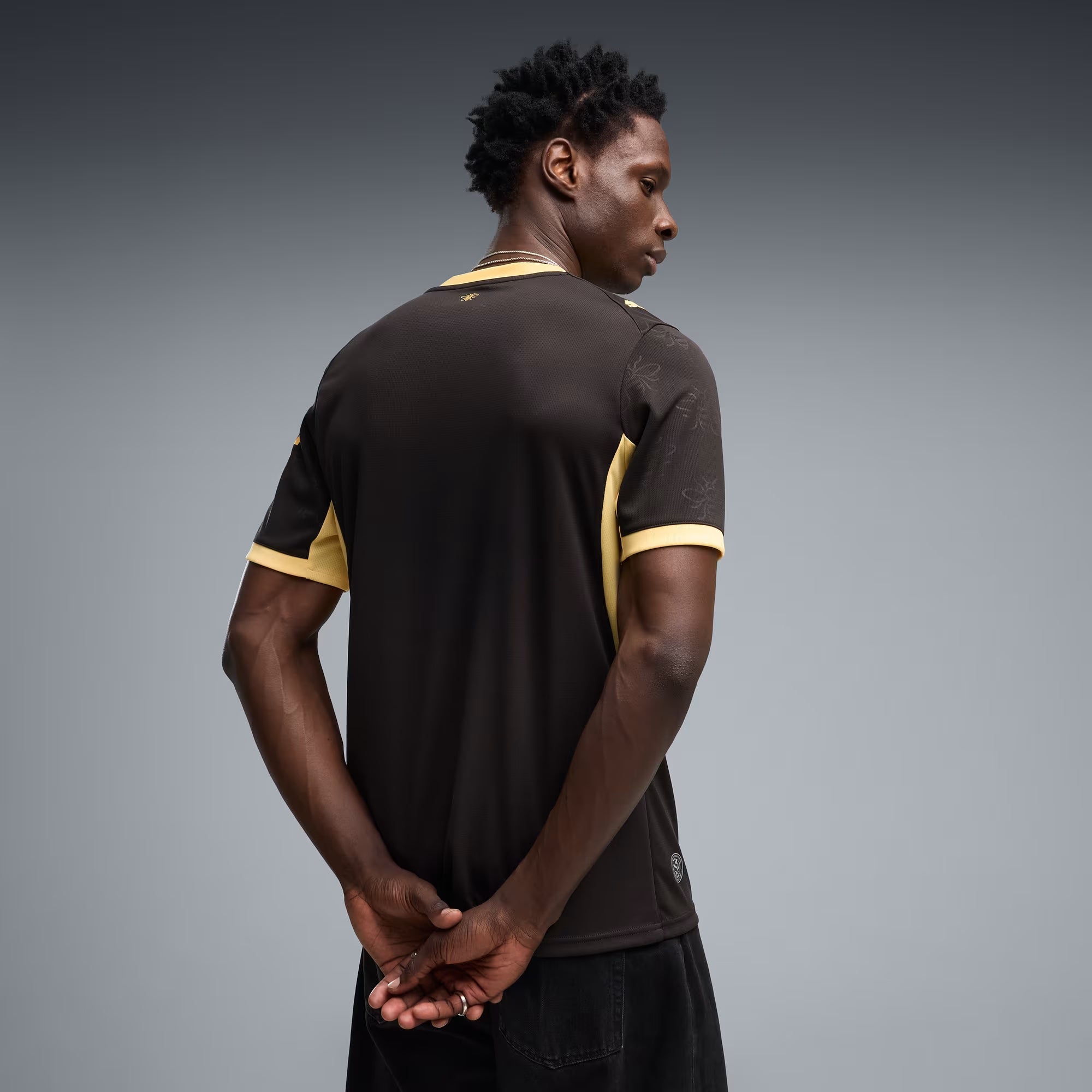PUMA Manchester City 2026/27 Stadium Away Men's Soccer Jersey - PUMA Black-Flaxen