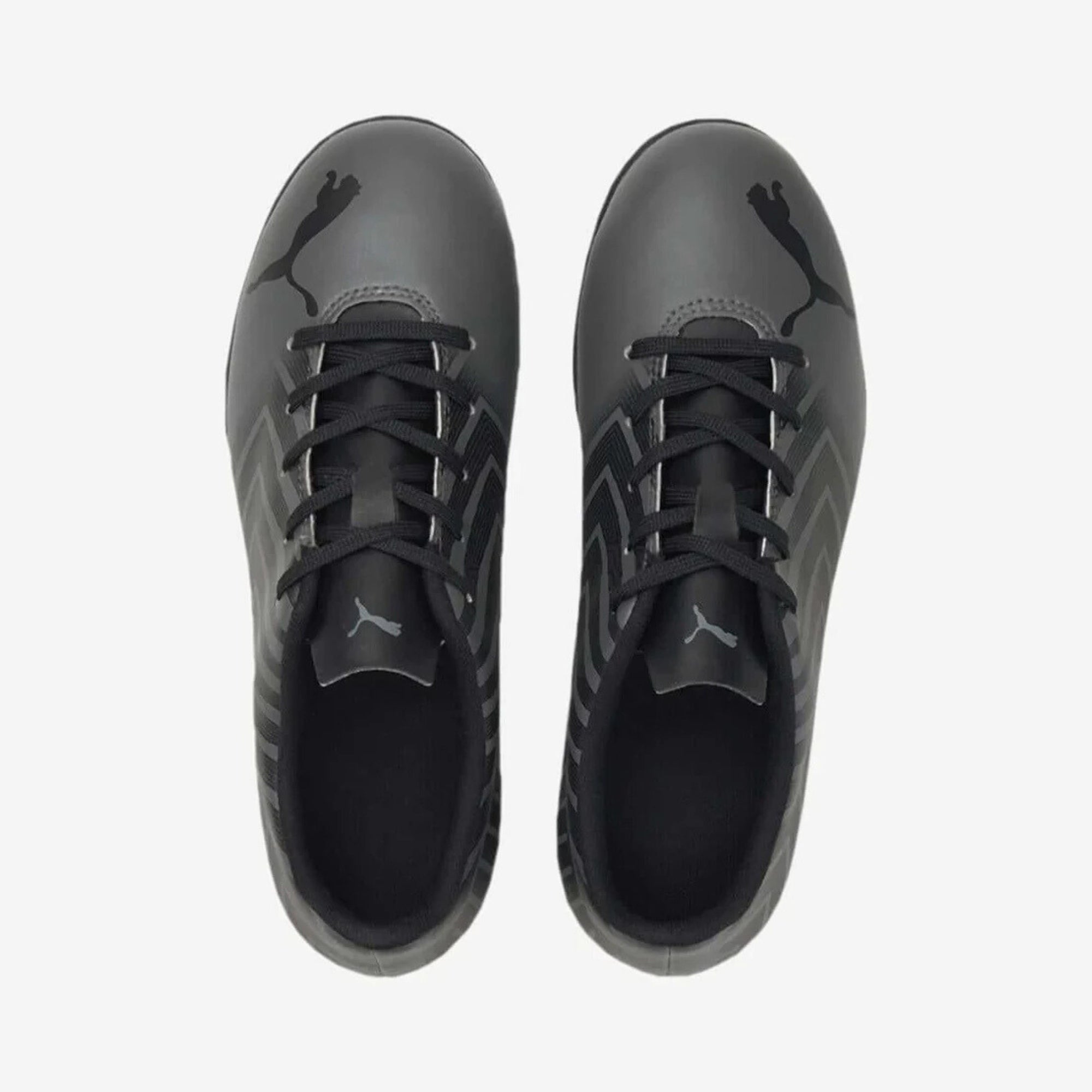 PUMA TACTO II Little/Big Kids' Turf Low-Top Soccer Shoes - Black Castlerock