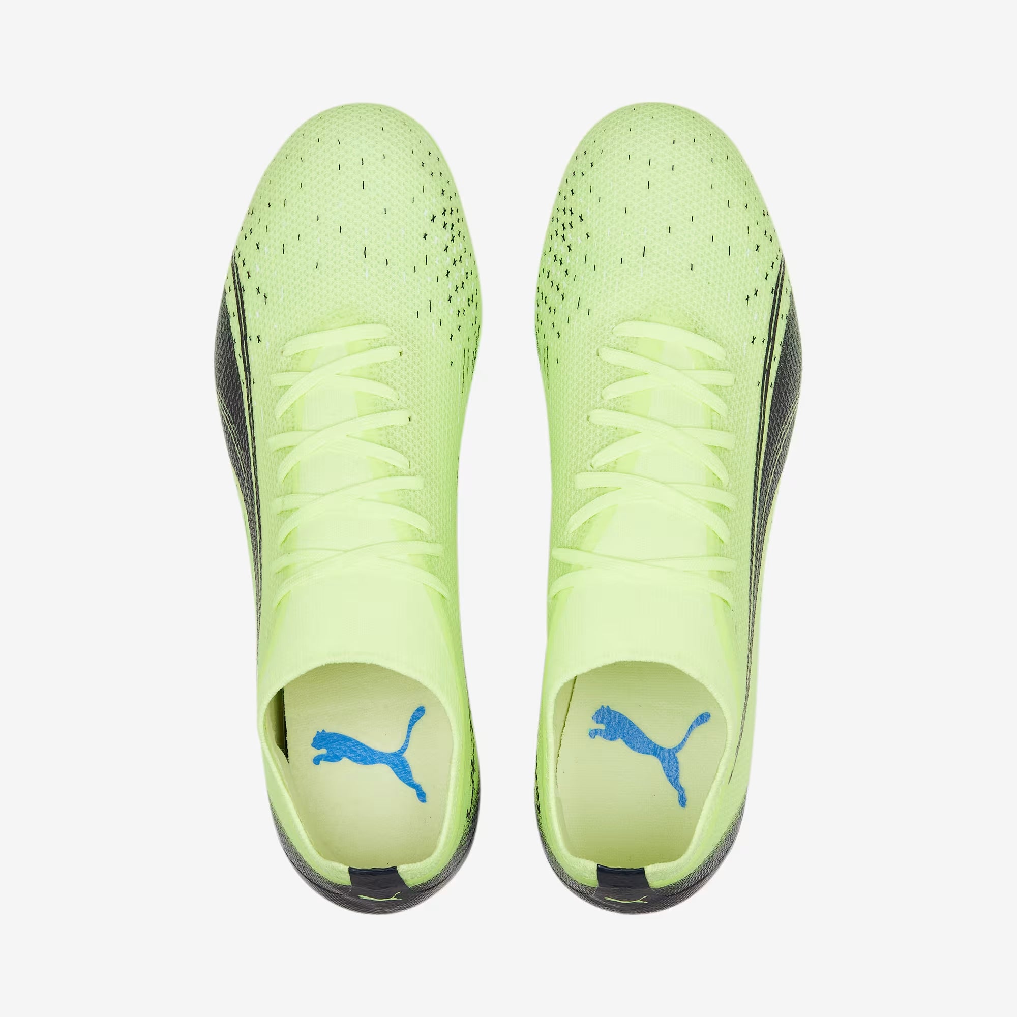 PUMA ULTRA MATCH Firm/Artificial-Ground Low-Top Soccer Cleats - Fizzy Light-Parisian Night-Blue Glimmer