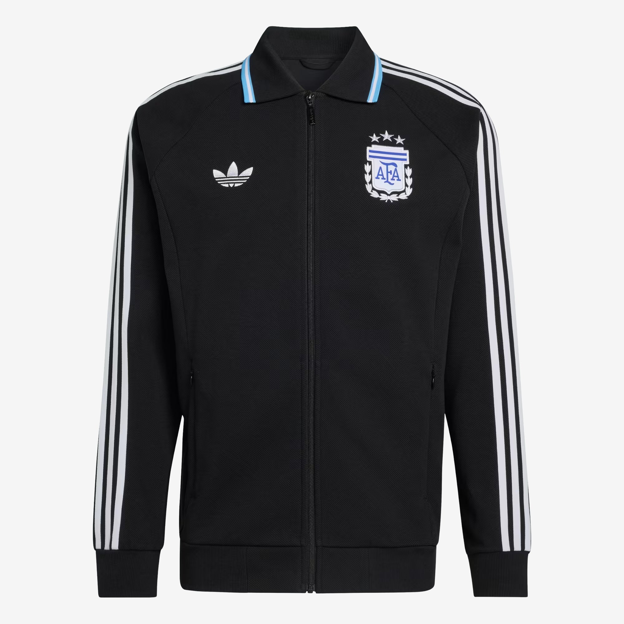 adidas Argentina Away Anthem Men's Full-Zip Soccer Jacket - Black