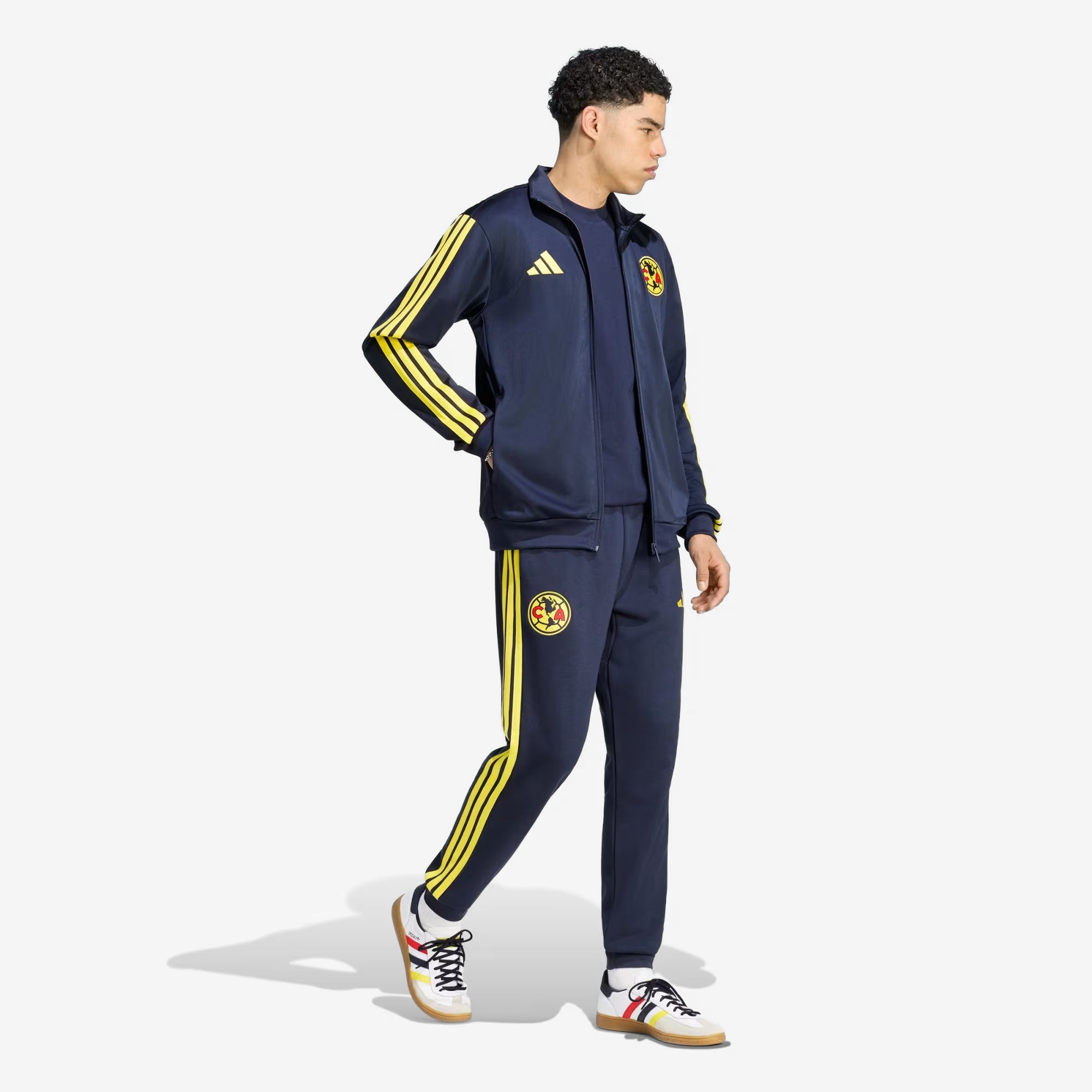 adidas Club America DNA Track Top Men's Full-Zip Soccer Jacket - Legend Purple