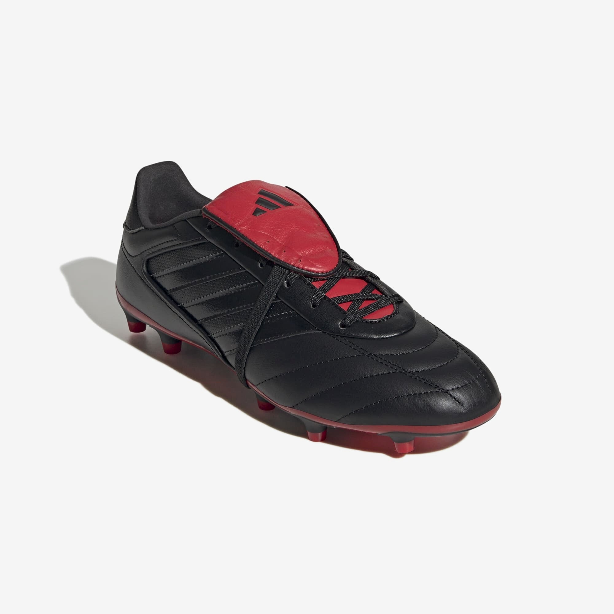 adidas Copa Gloro 2 FG Low-Top Soccer Cleats - Core Black / Core Black / Better Scarlet