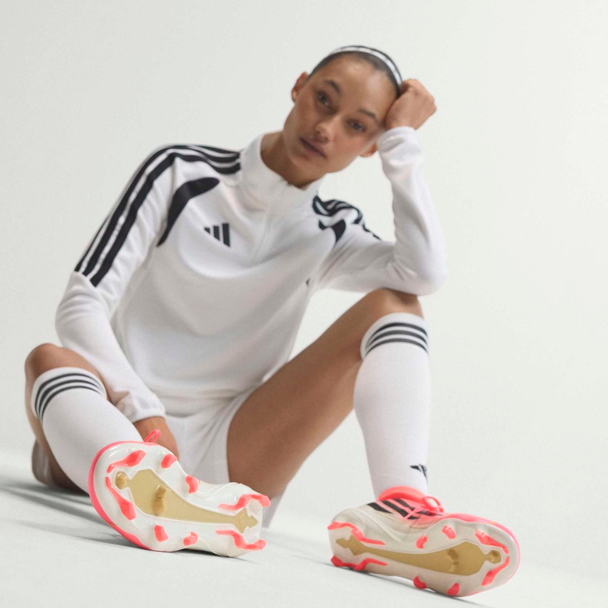 adidas F50 Hyperfast League Firm-Ground High-Top Soccer Cleats - Solar Turbo / Core Black / Gold Met.