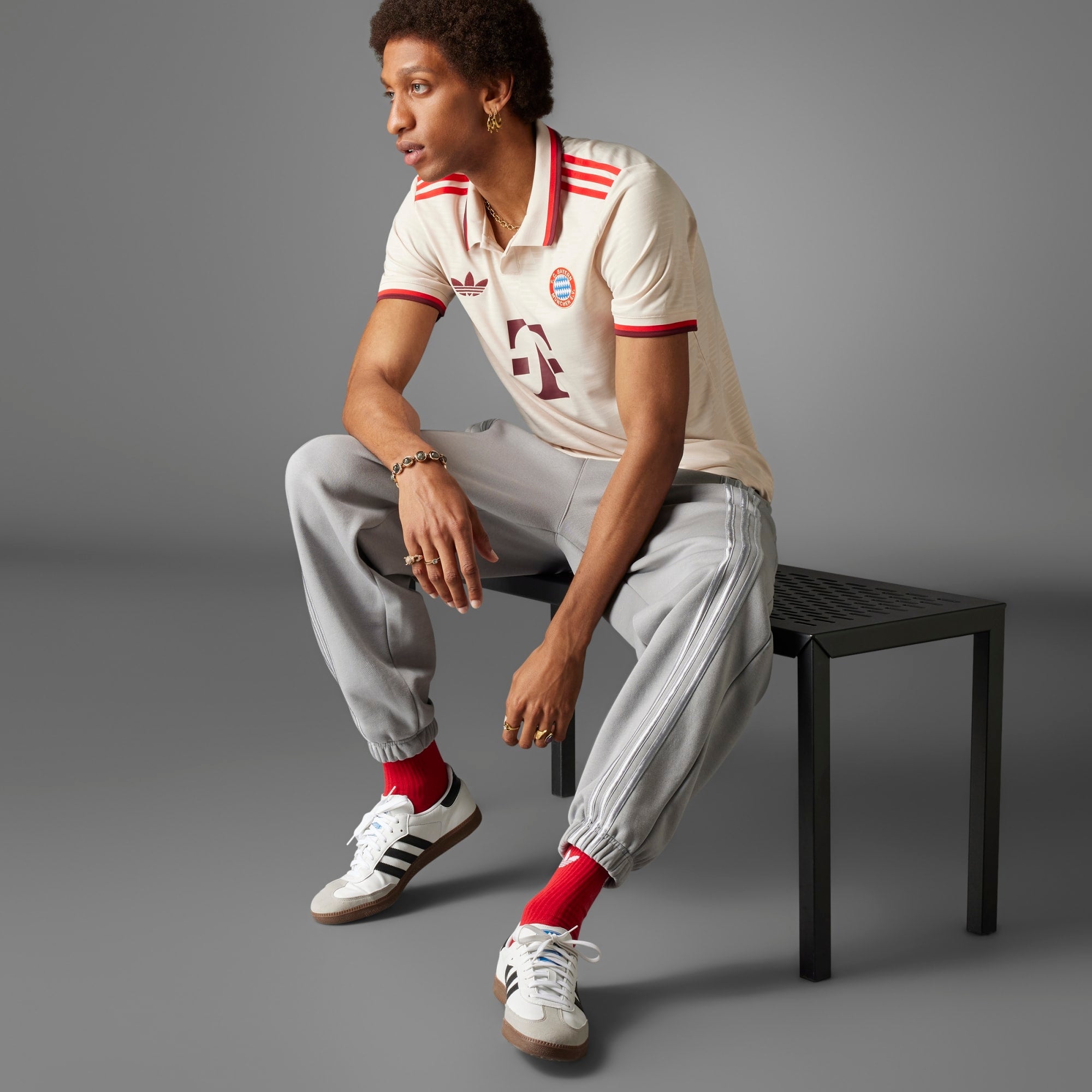 adidas FC Bayern 2024/25 Stadium Third Men's AEROREADY Soccer Replica Jersey - Linen