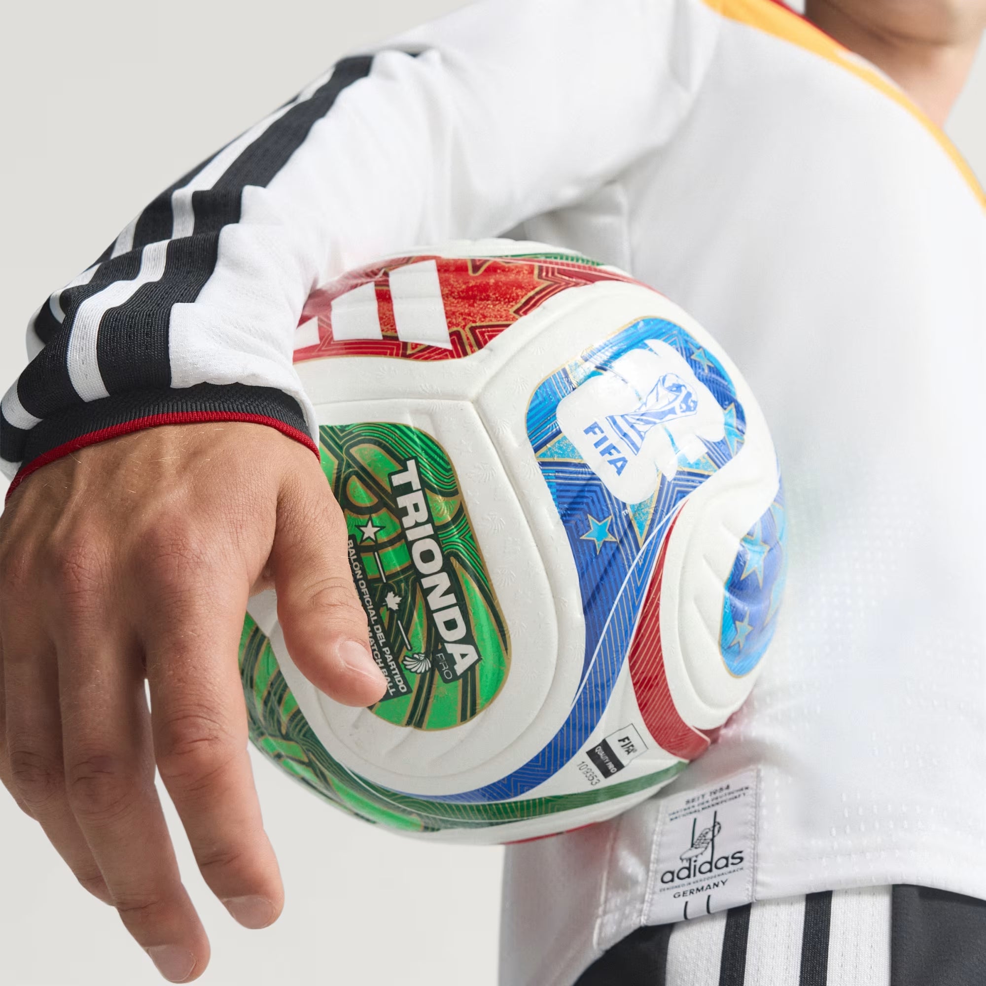 adidas Germany 2026 Match Home Men's Soccer Authentic Long-Sleeve Jersey - White