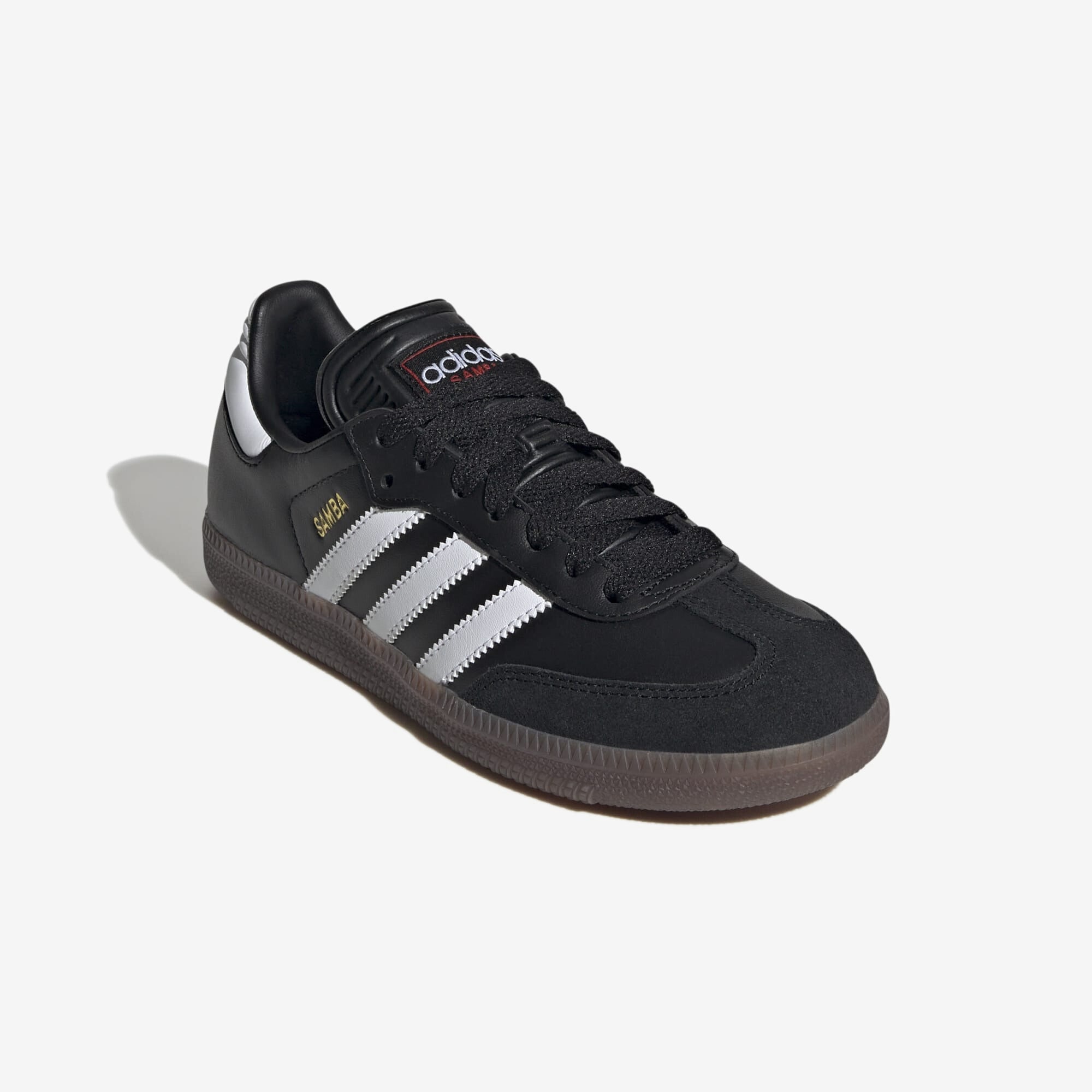 adidas Jr. Samba Little/Big Kids' Indoor/Court Low-Top Soccer Shoes - Black