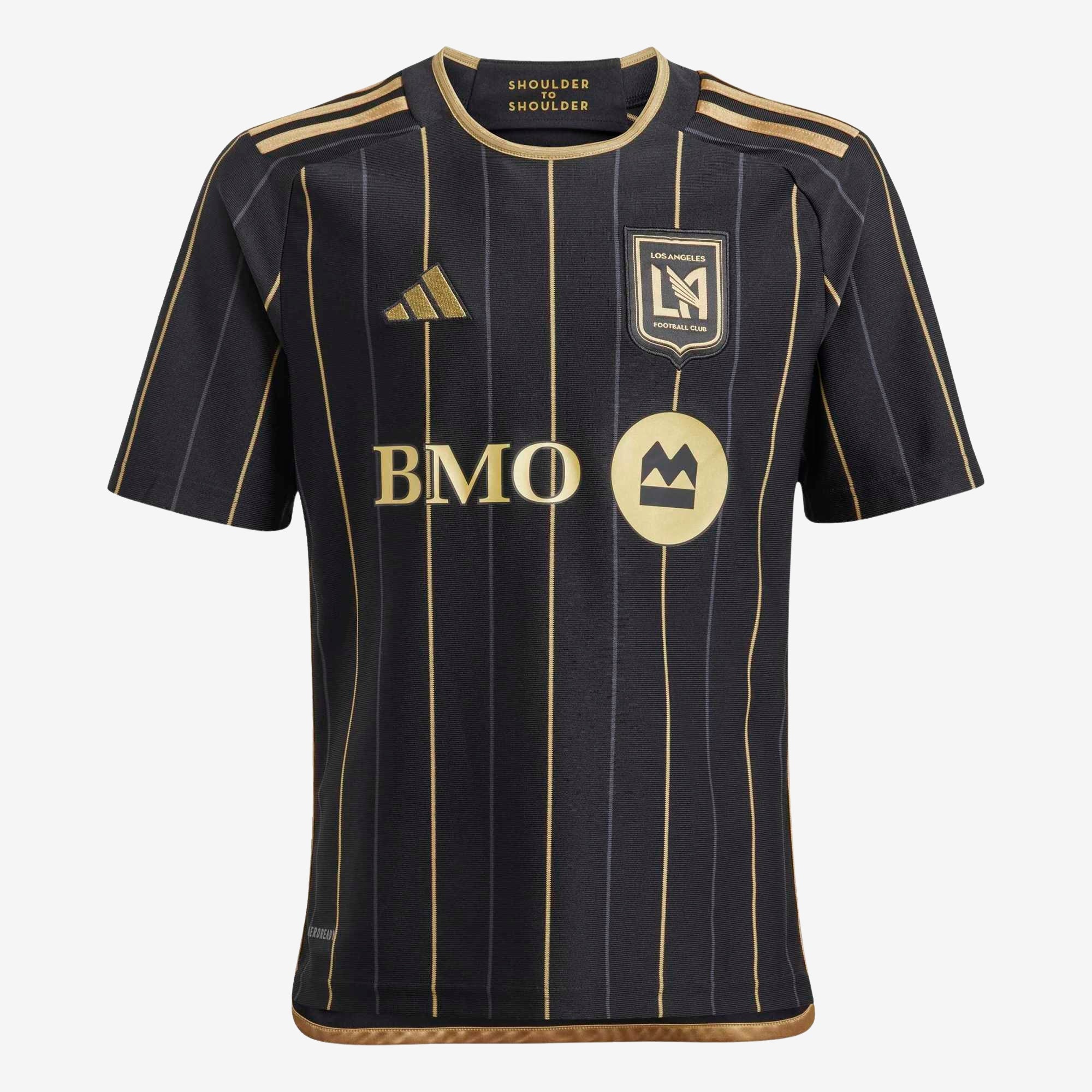 adidas Los Angeles FC 2024/25 Stadium Home Big Kids' AEROREADY Soccer Replica Jersey - Black