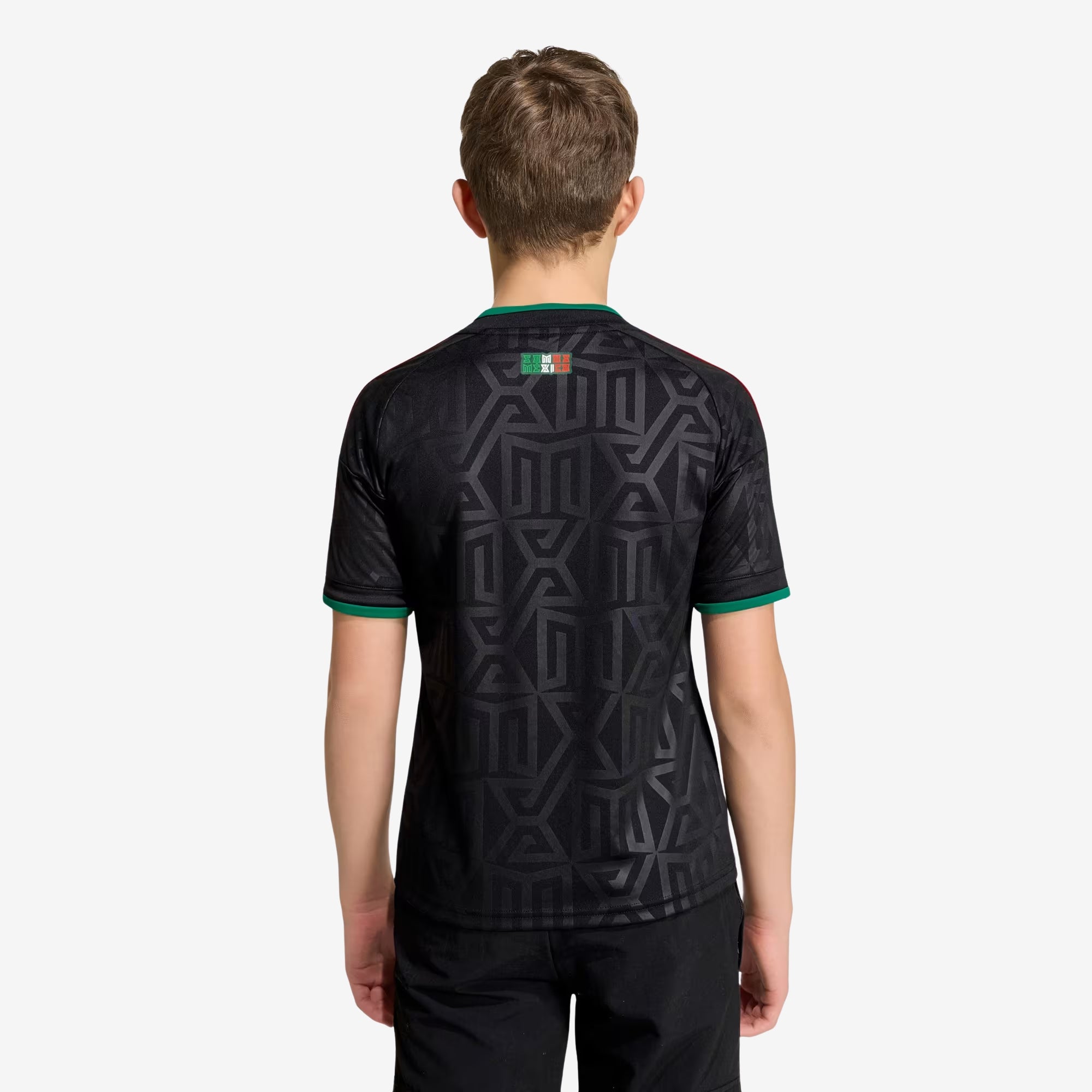 adidas Mexico 20226 Stadium Third Big Kids' Soccer Jersey - Black
