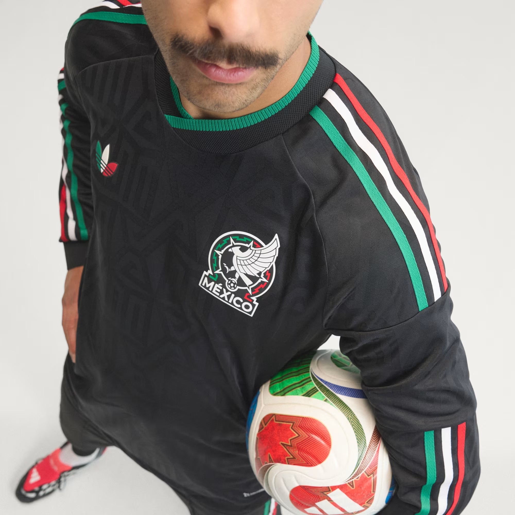 adidas Mexico 2026 Match Third Men's Soccer Long-Sleeve Jersey - Black