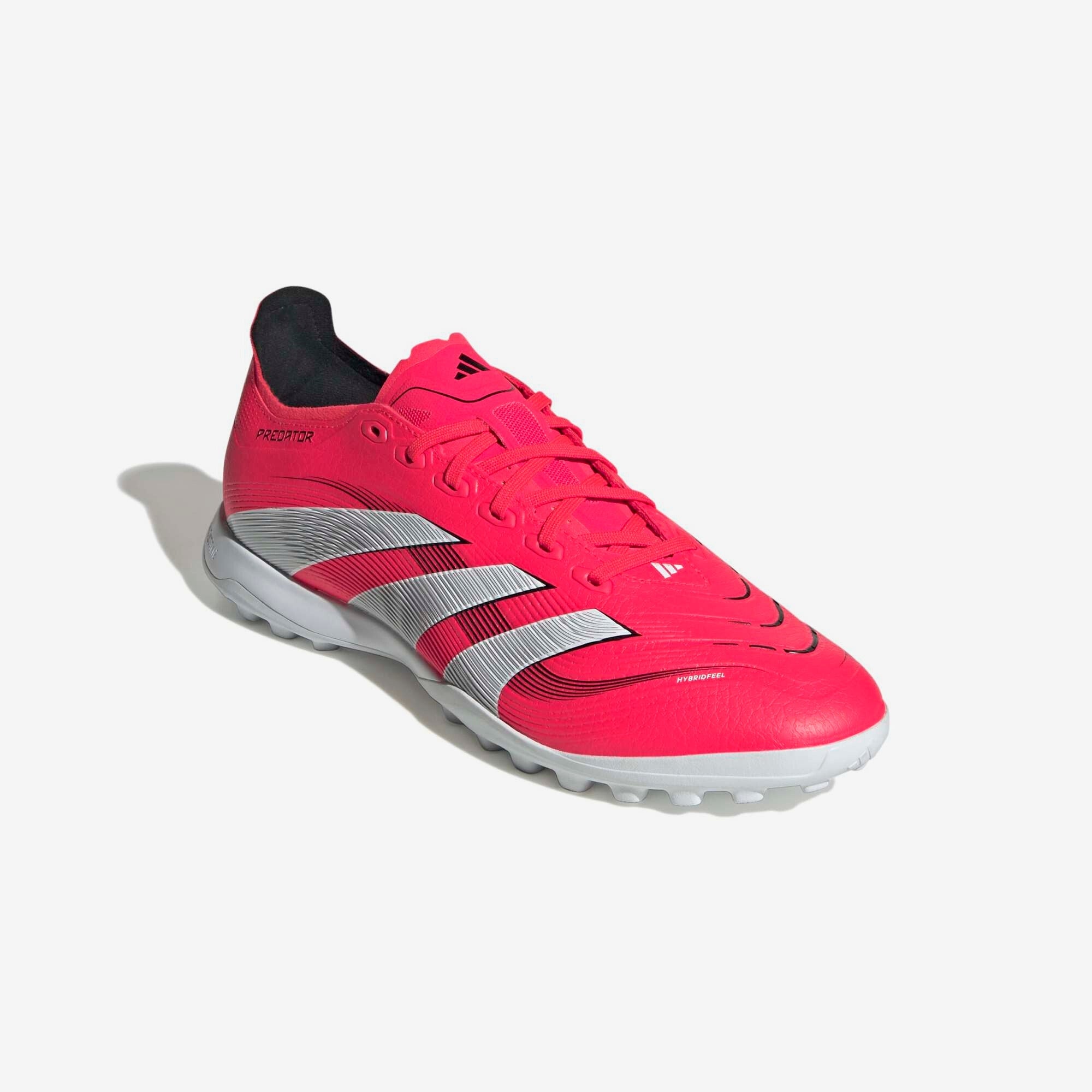adidas Predator League Turf Low-Top Soccer Shoes - Lucid Red / Cloud White / Core Black