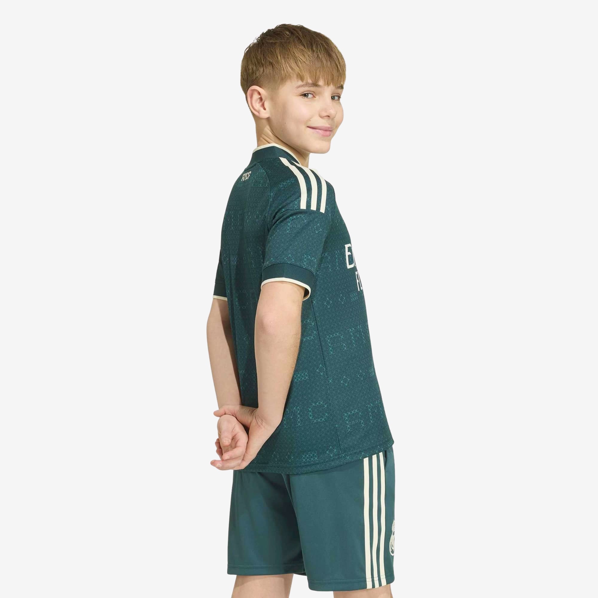 adidas Real Madrid 2026/27 Stadium Away Big Kids' Soccer Jersey - Aurora Ivy
