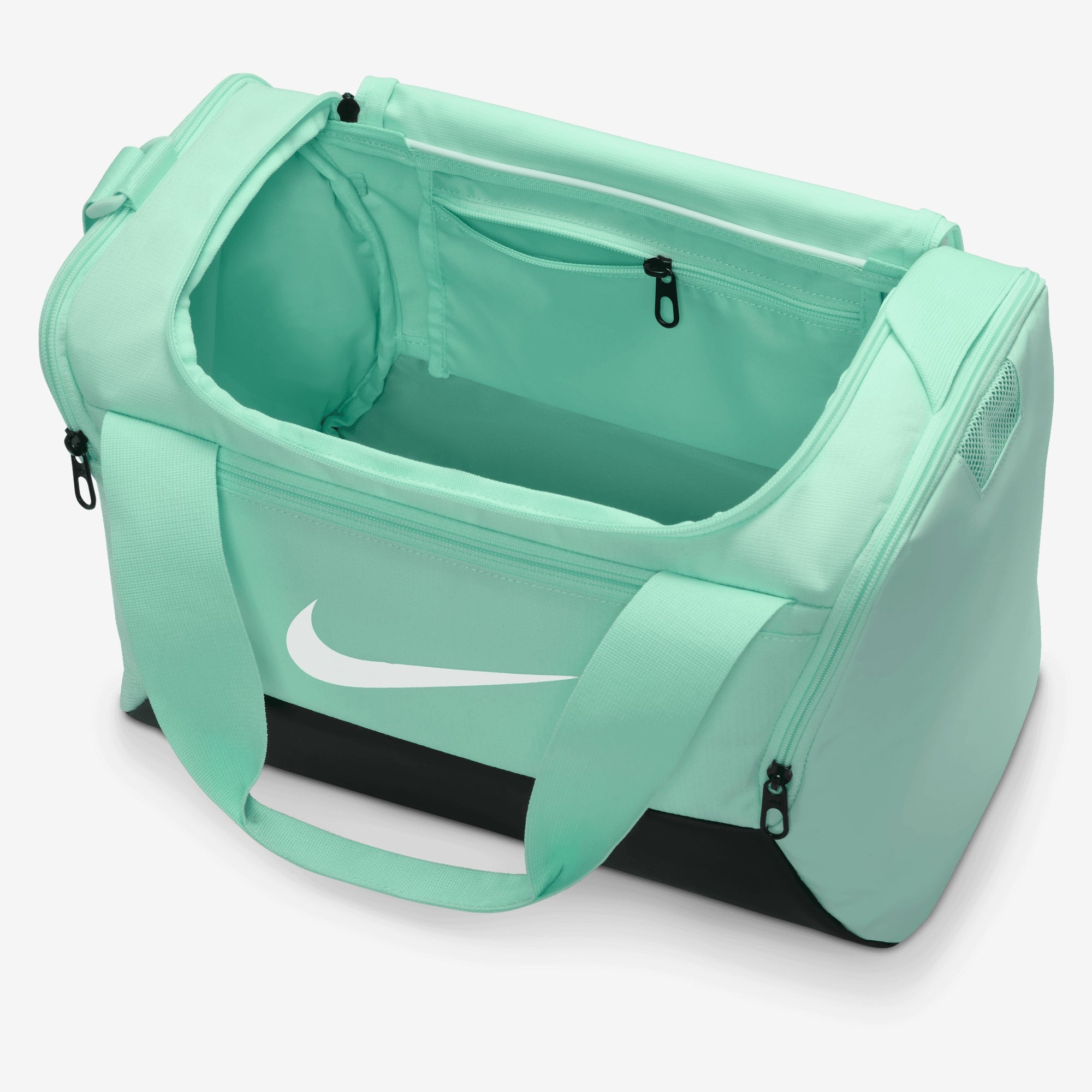 Nike Brasilia 9.5 Training Duffel Bag (Extra Small, 25L) - Mint Foam/Black/White