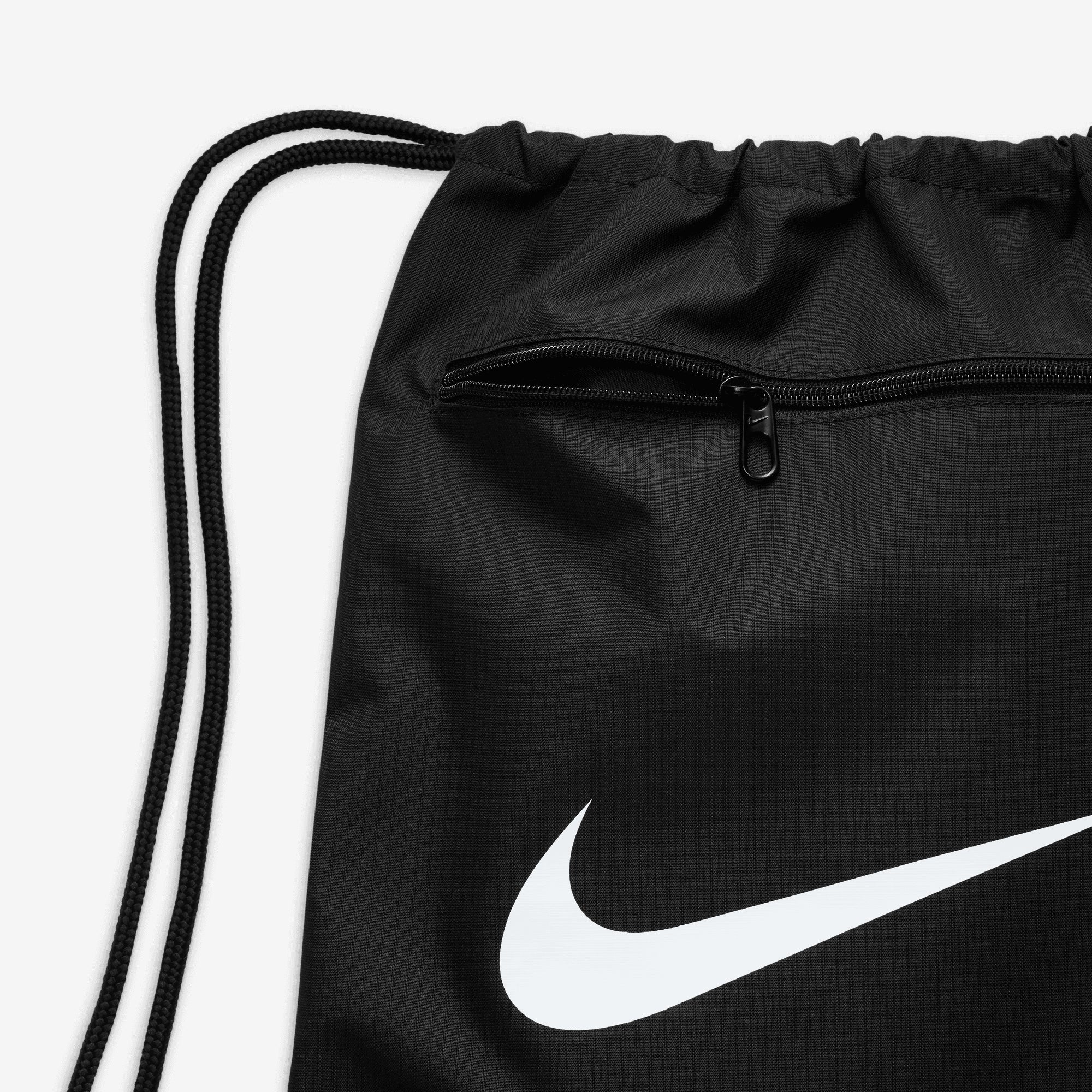 Nike Brasilia 9.5 Training Gym Sack (18L) - Black/Black/White