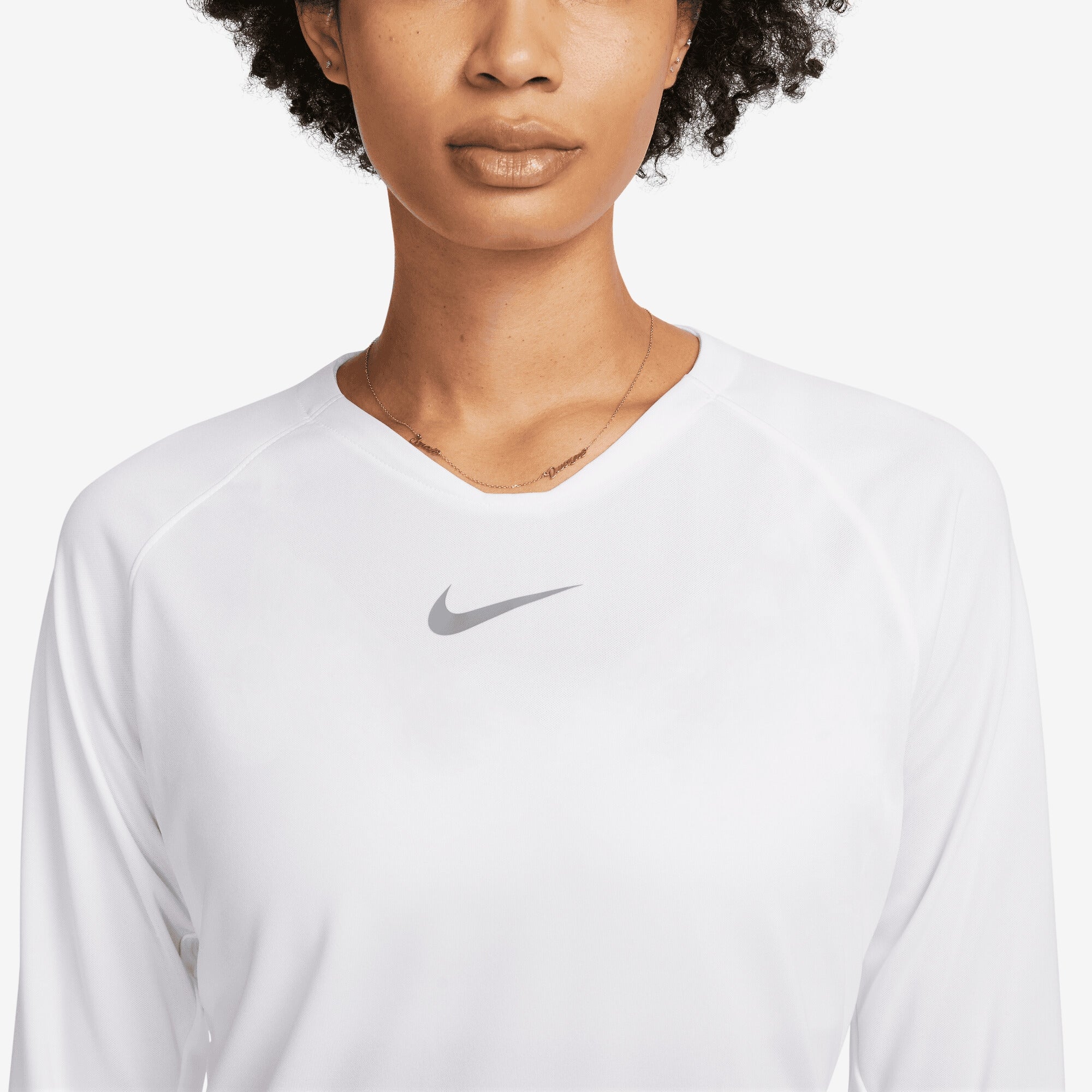 Nike Dri-FIT Park Women's First Layer Soccer Jersey - White/Cool Grey