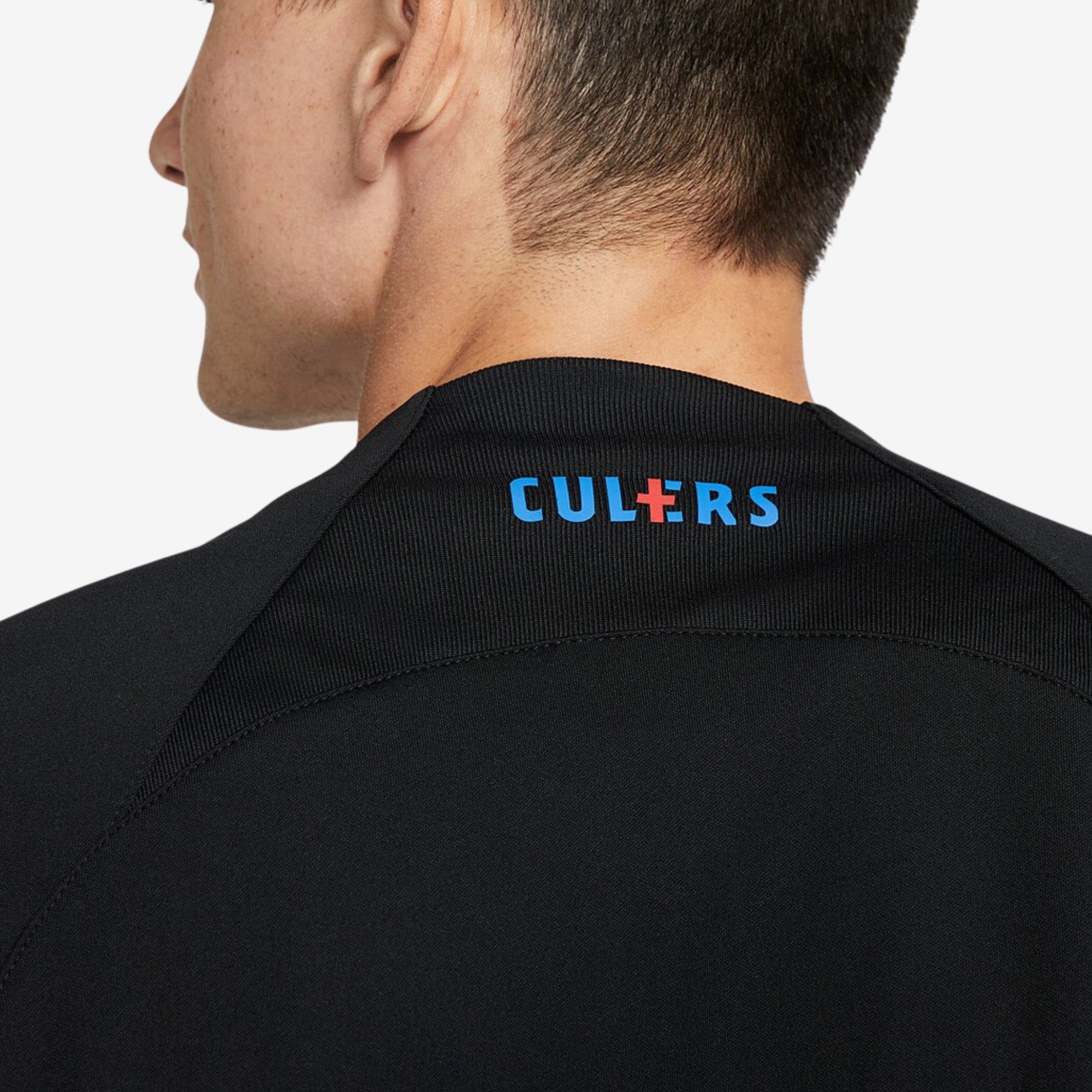 Nike FC Barcelona Academy Pro Men's Full-Zip Soccer Jacket - Black/Black/Signal Blue/University Red