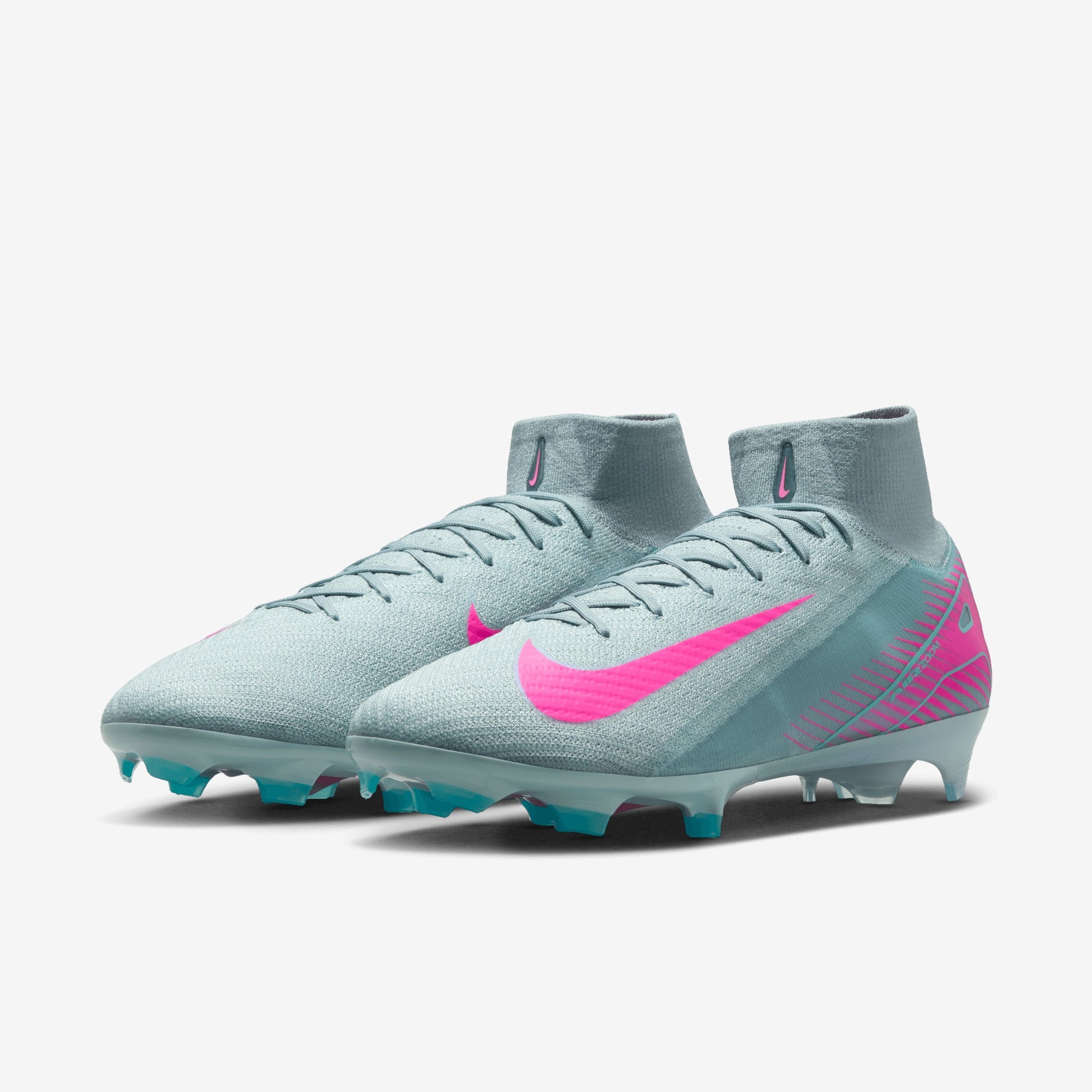 Nike Mercurial Superfly 10 Elite FG High-Top Soccer Cleats - Ocean Cube/Pink Blast