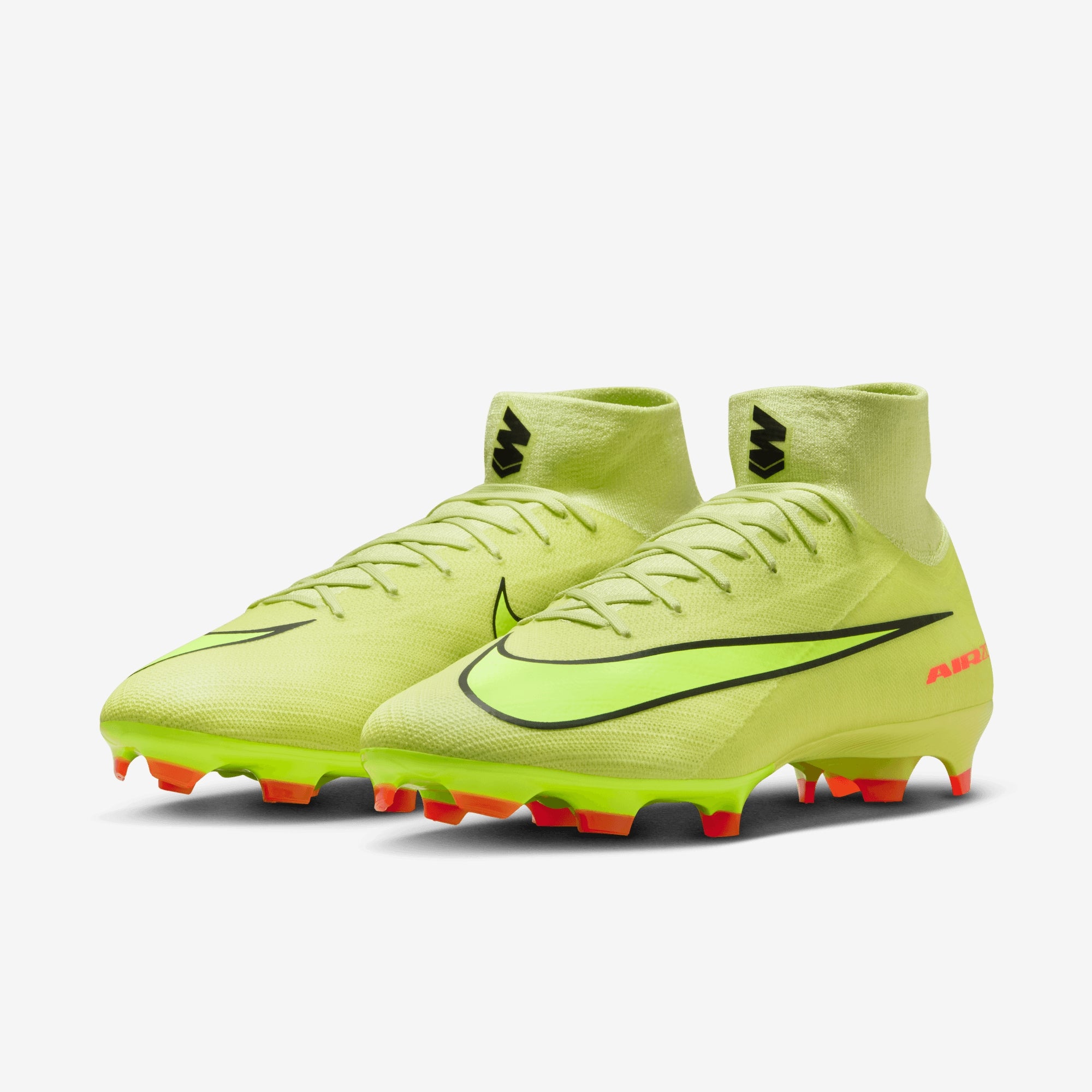 Nike Mercurial Superfly 10 Pro FG High-Top Soccer Cleats - Limelight/Volt-Hyper Crimson