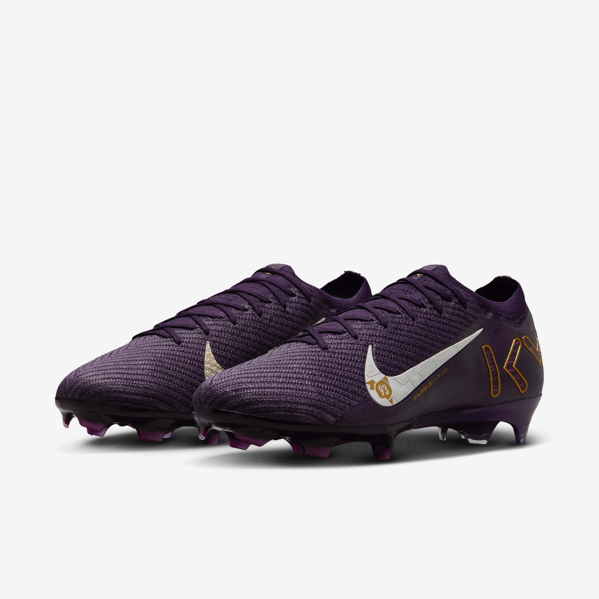 Nike Mercurial Vapor 16 Elite "Kylian Mbappé" FG Low-Top Soccer Cleats - Grand Purple/Pale Ivory