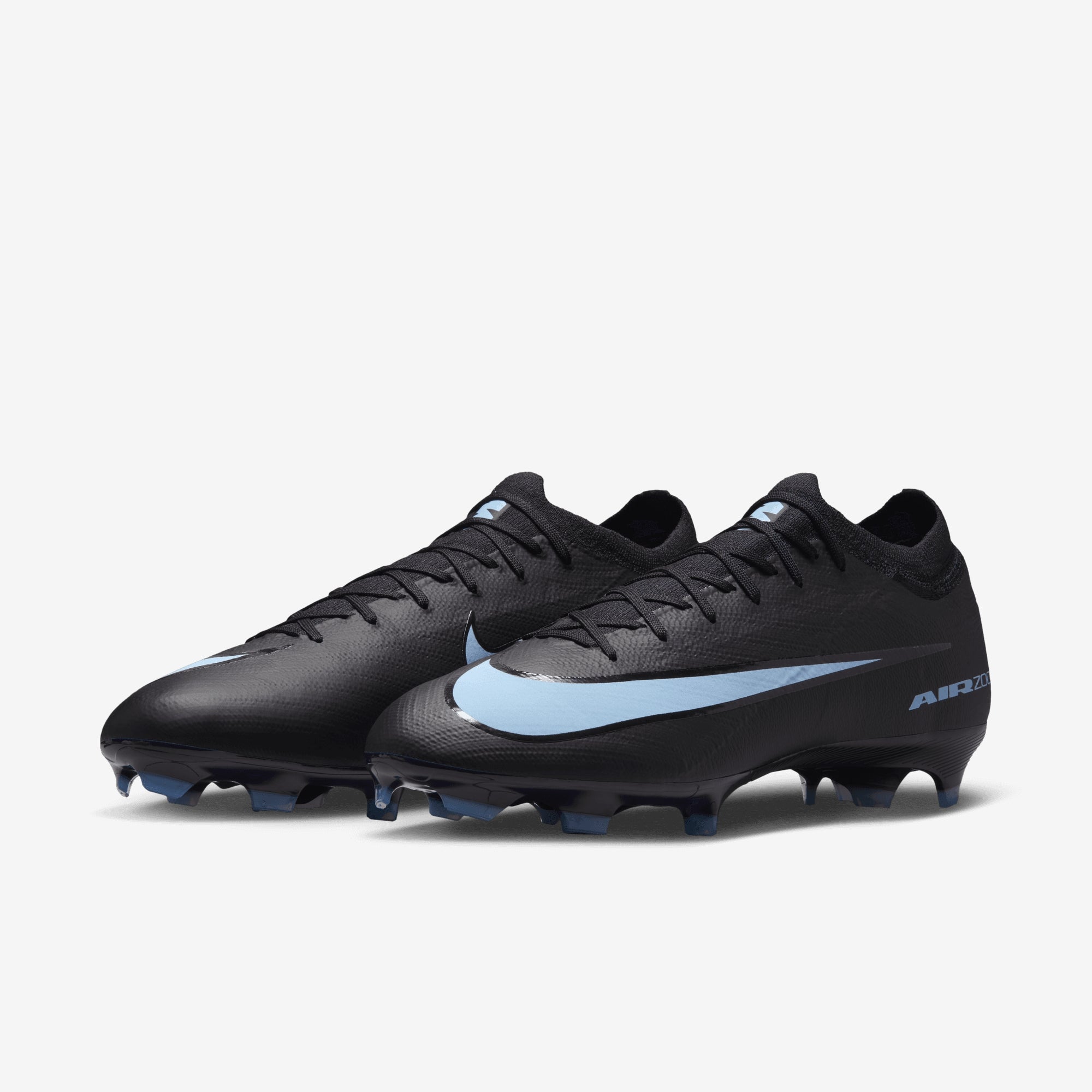 Nike Mercurial Vapor 16 Pro Firm-Ground Low-Top Soccer Cleats - Black/Ice Blue