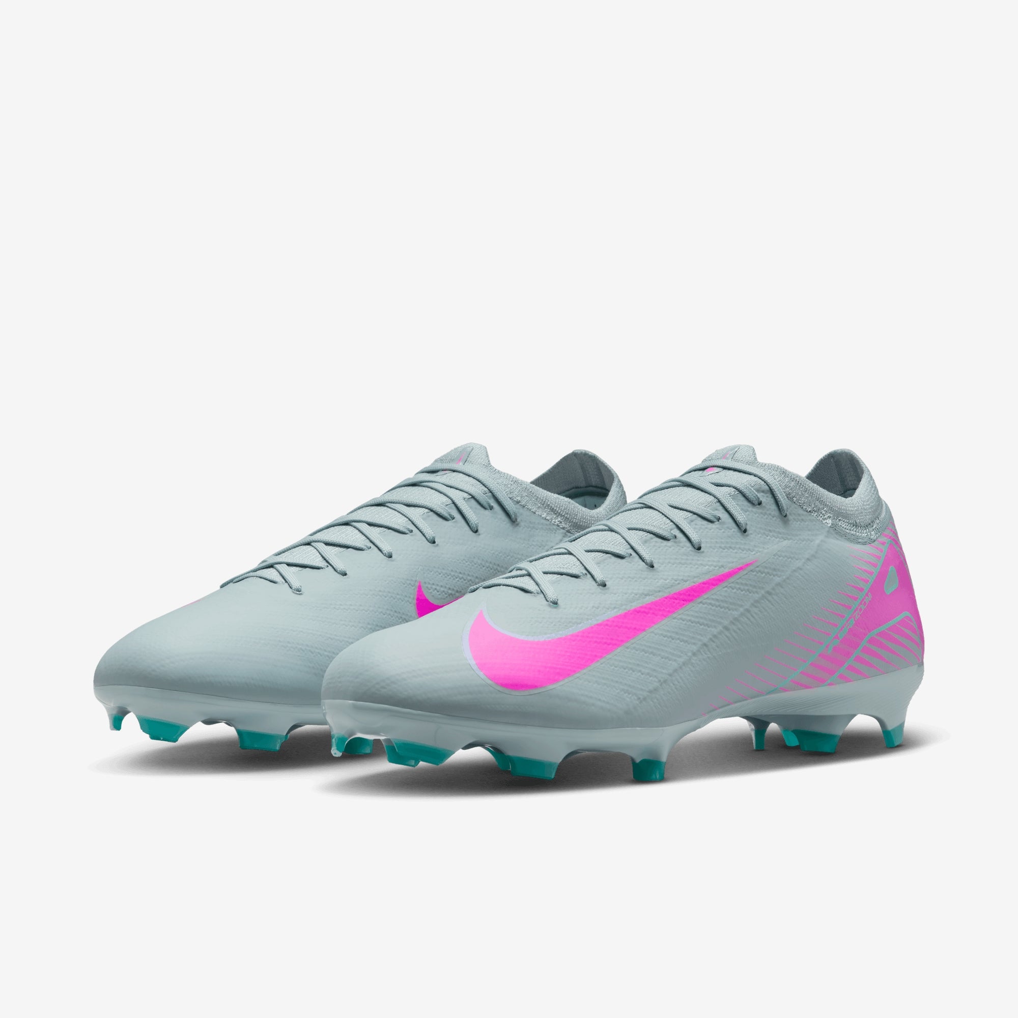 Nike Mercurial Vapor 16 Pro FG Low-Top Soccer Cleats - Ocean Cube/Pink Blast