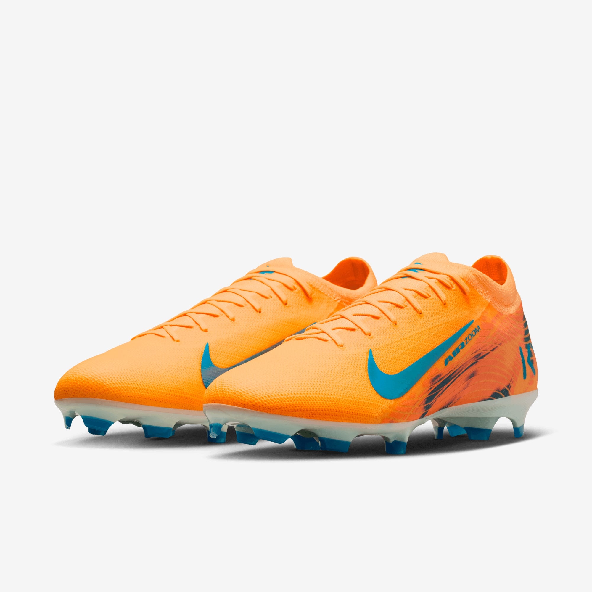 Nike Mercurial Vapor 16 Pro Kylian Mbappé Firm-Ground Low-Top Soccer Cleats - Melon Tint/Neo Turq-Igloo