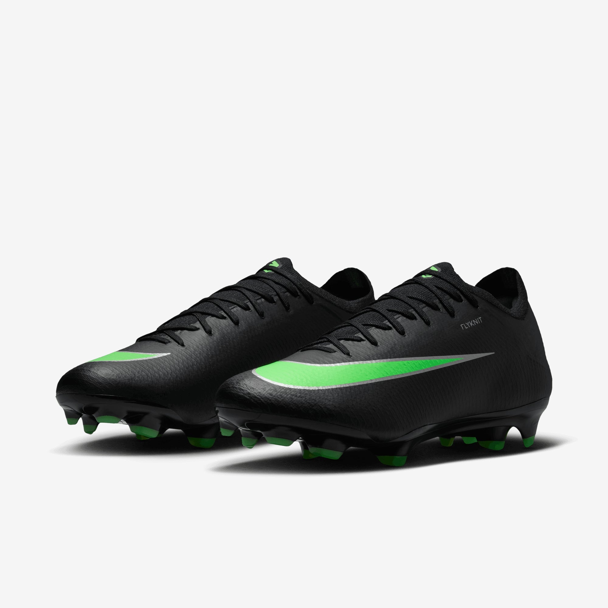 Nike Mercurial Vapor 17 Pro Firm-Ground Low-Top Soccer Cleats - Black/Illusion Green-Black