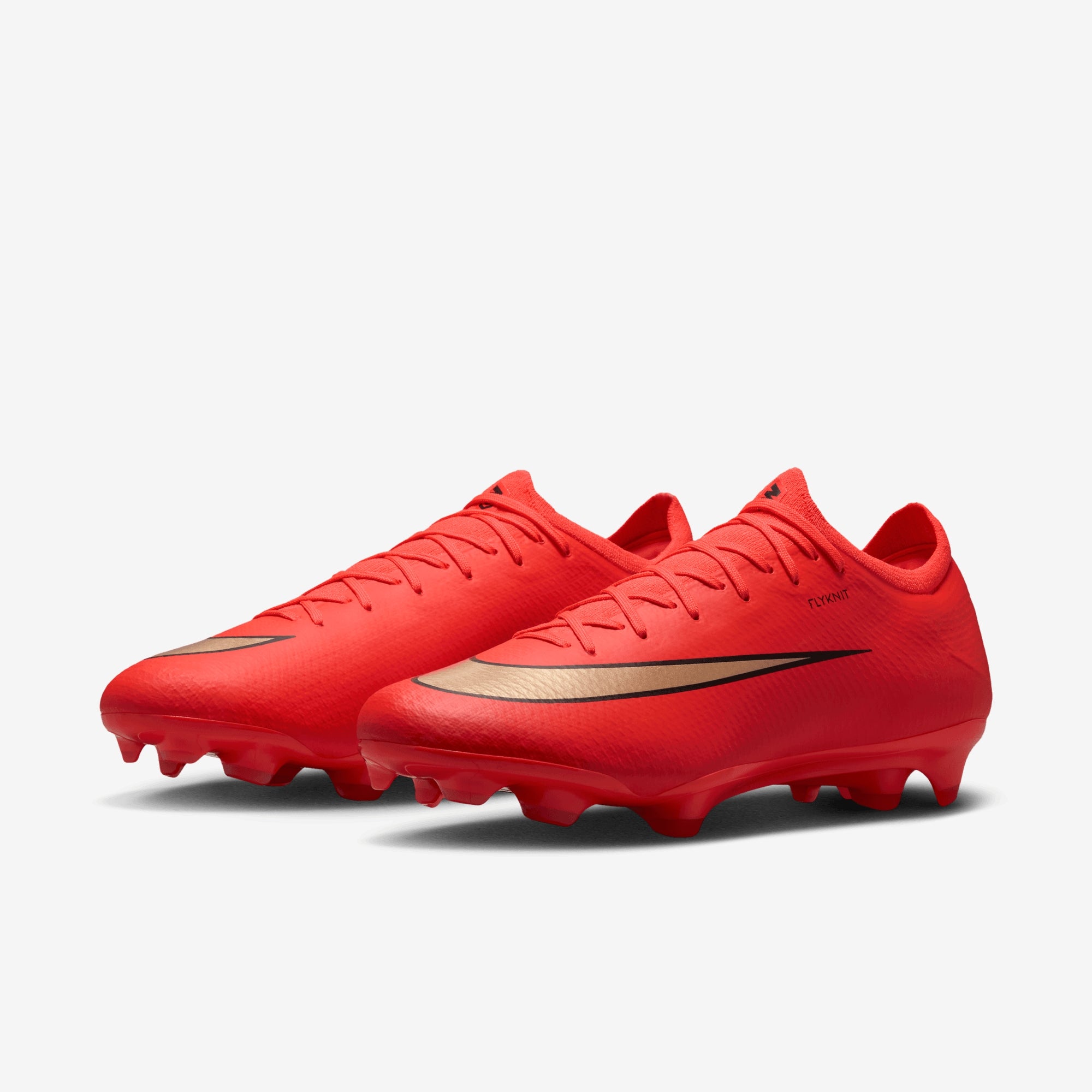 Nike Mercurial Vapor 17 Pro Firm-Ground Low-Top Soccer Cleats - Bright Crimson/Blur