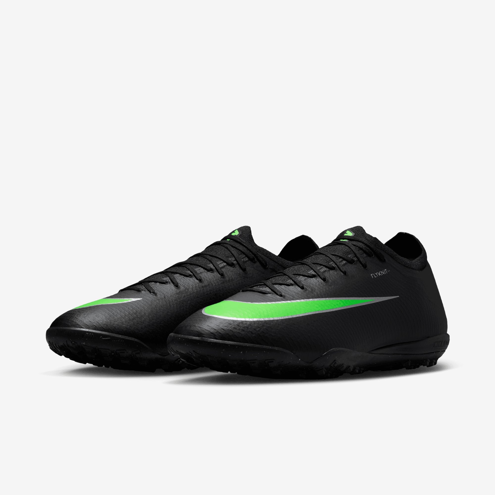 Nike Mercurial Vapor 17 Pro Turf Low-Top Soccer Shoes - Black/Illusion Green-Black