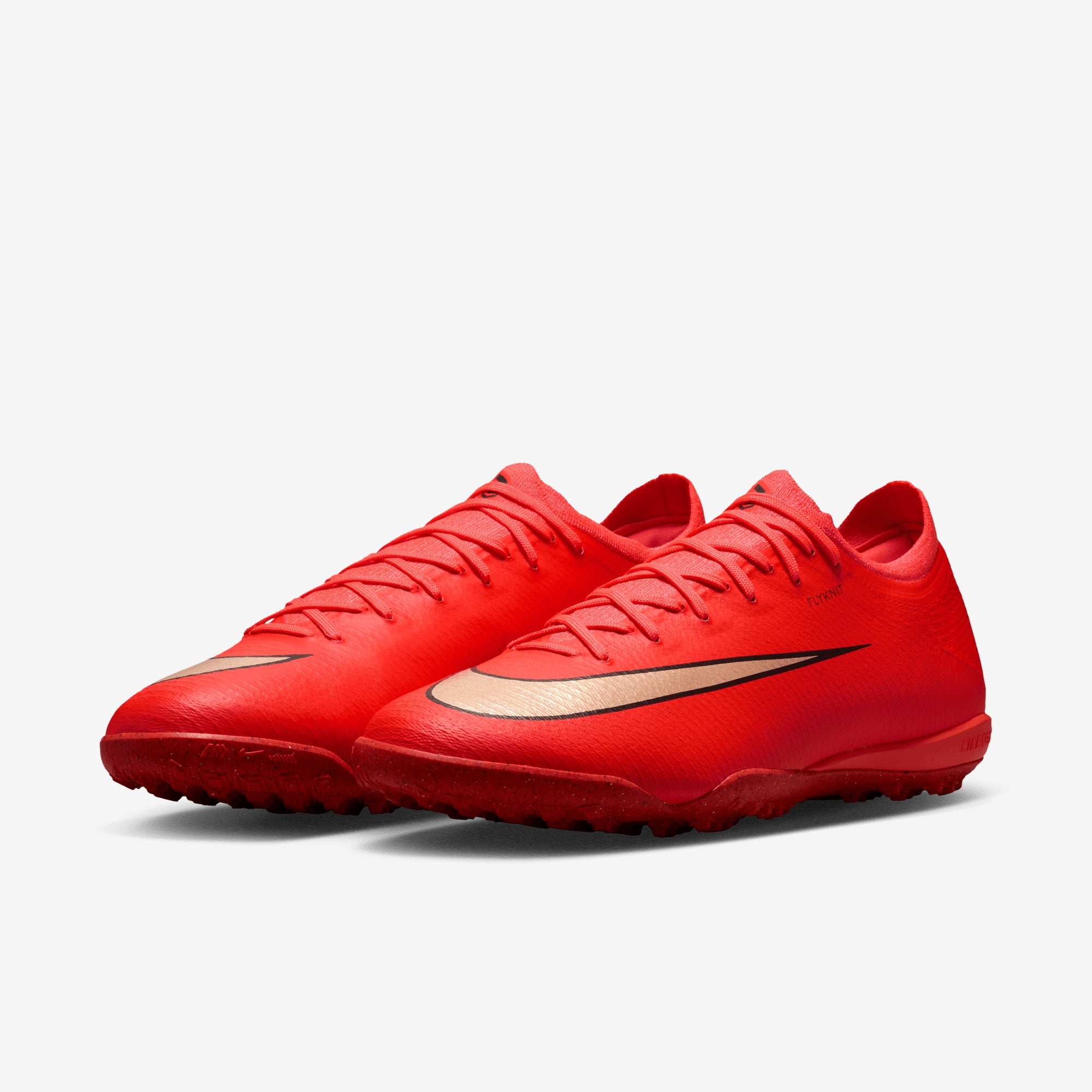 Nike Mercurial Vapor 17 Pro Turf Low-Top Soccer Shoes - Bright Crimson/Blur