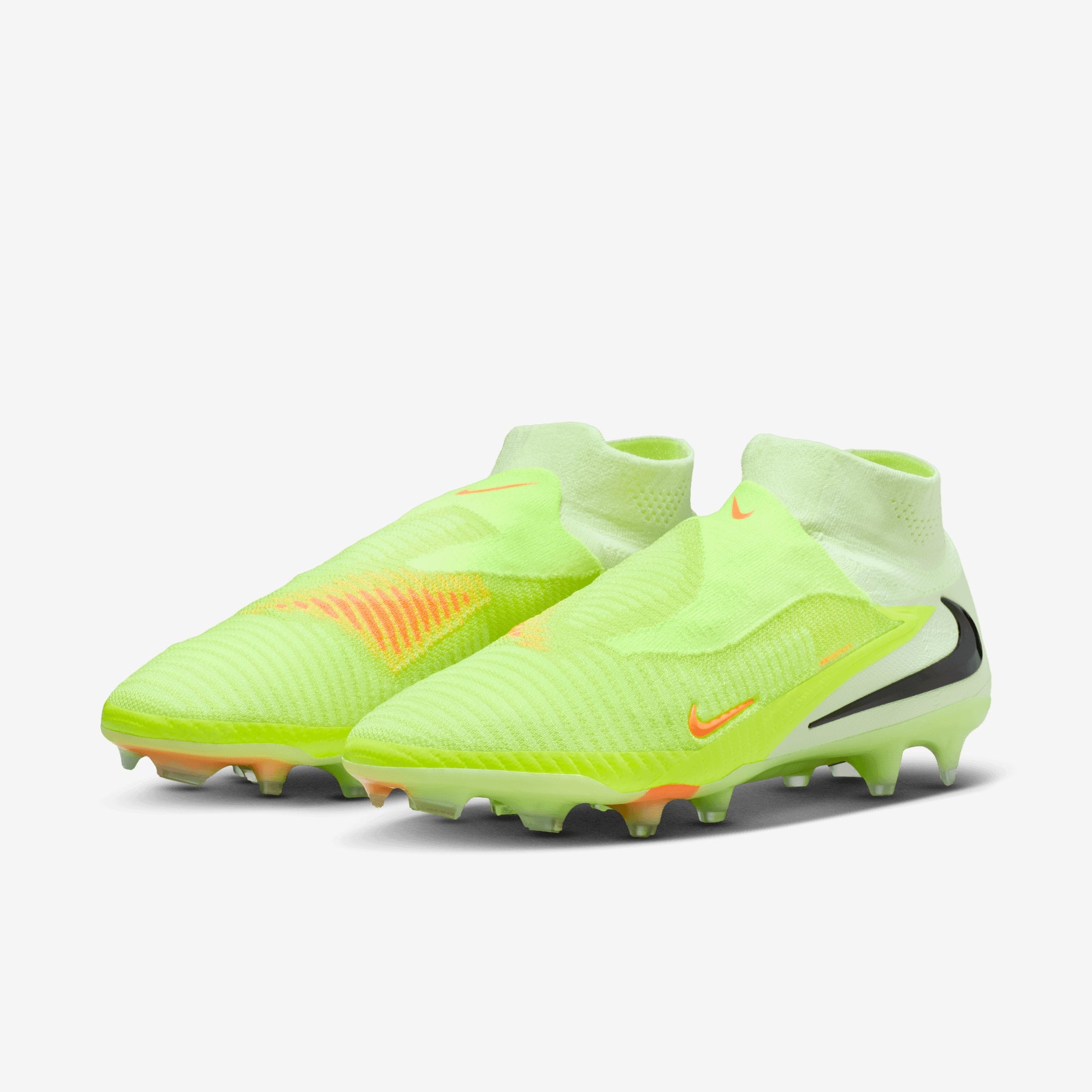 Nike Phantom 6 High Elite Firm-Ground Soccer Cleats - Hyper Crimson/Black-Limelight