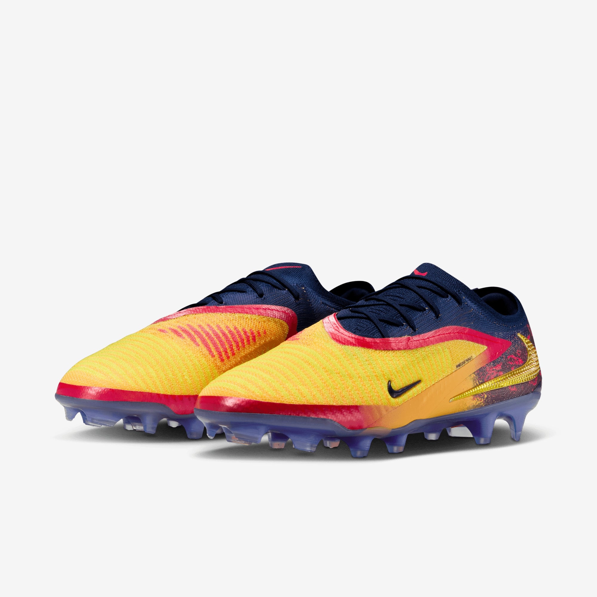 Nike Phantom 6 Low Elite "Erling Haaland" Firm-Ground Soccer Cleats - Laser Orange/Lemon Venom-Blue Void