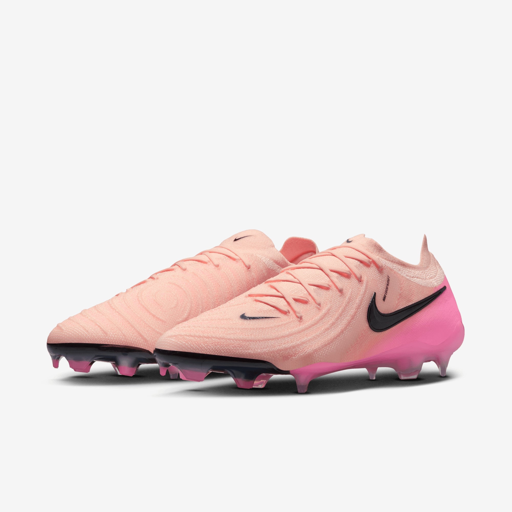 Nike Phantom GX 2 Elite FG Low-Top Soccer Cleats - Crimson Tint/Black-Pink Blast