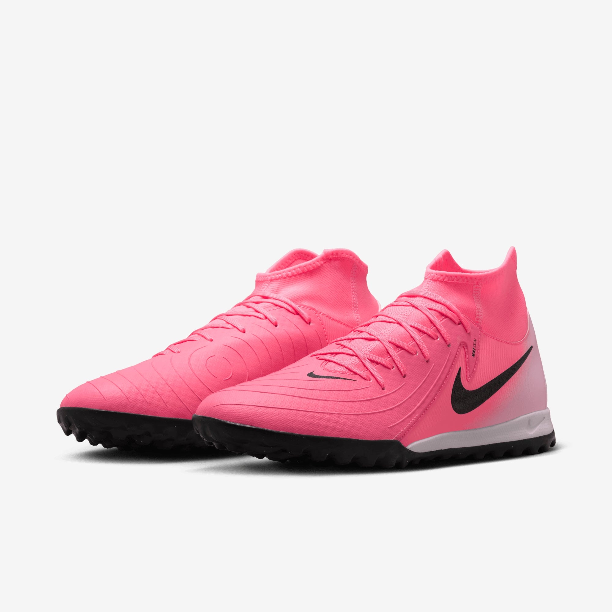 Nike Phantom Luna 2 Academy Turf High-Top Soccer Shoes - Sunset Pulse/Black