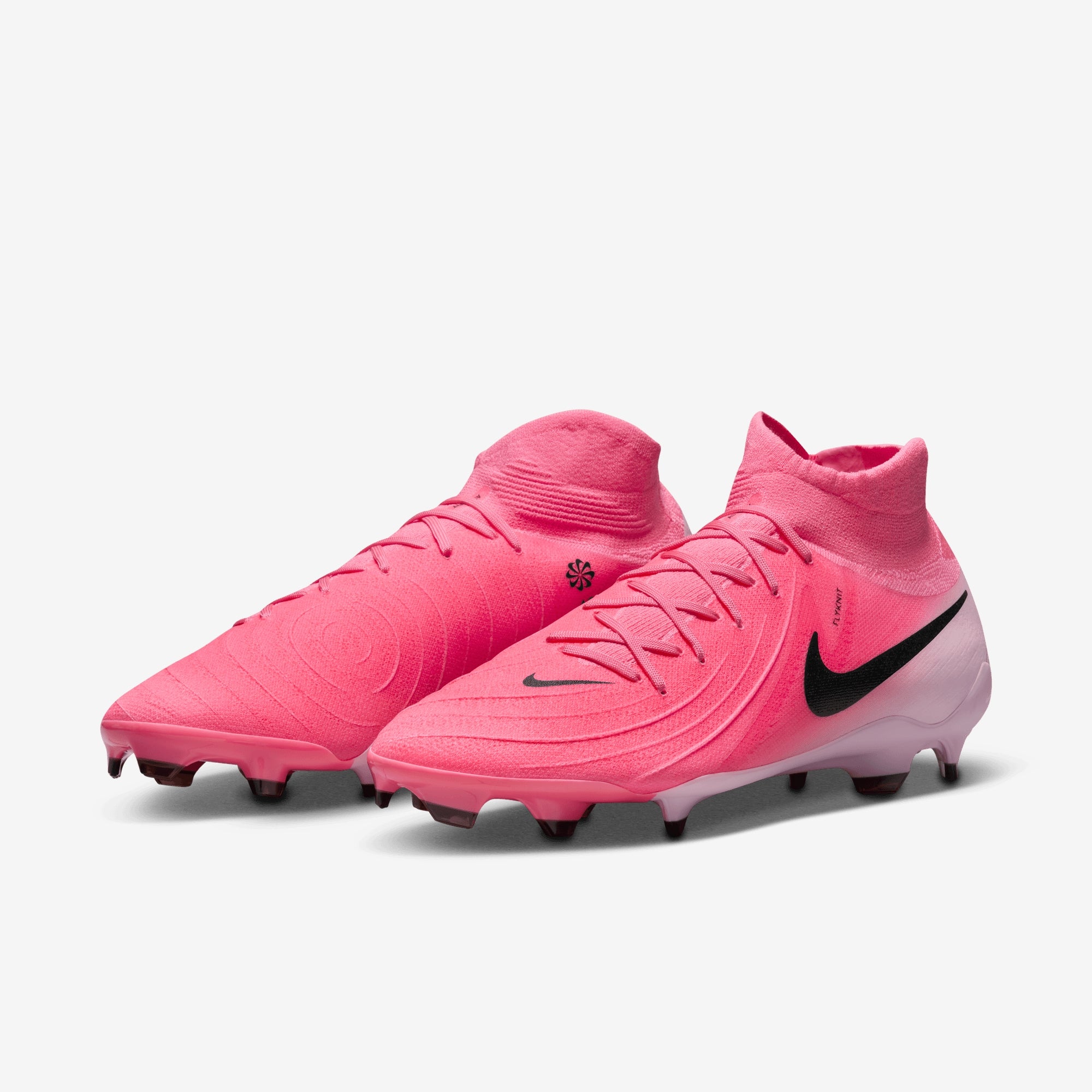 Nike Phantom Luna 2 Pro FG High-Top Soccer Cleats - Sunset Pulse/Black