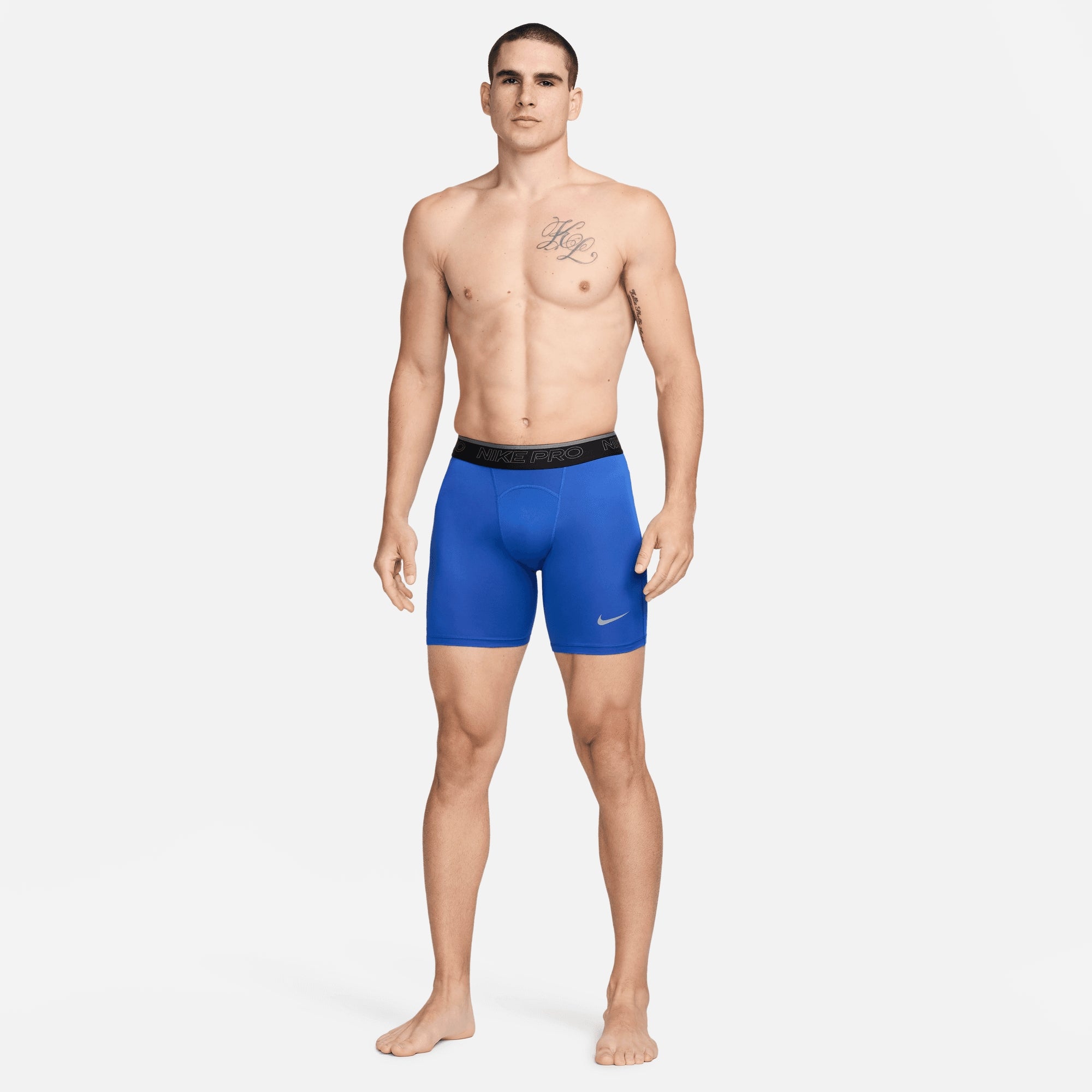Nike Pro Men's Bike Shorts - Tm Royal/Cool Grey