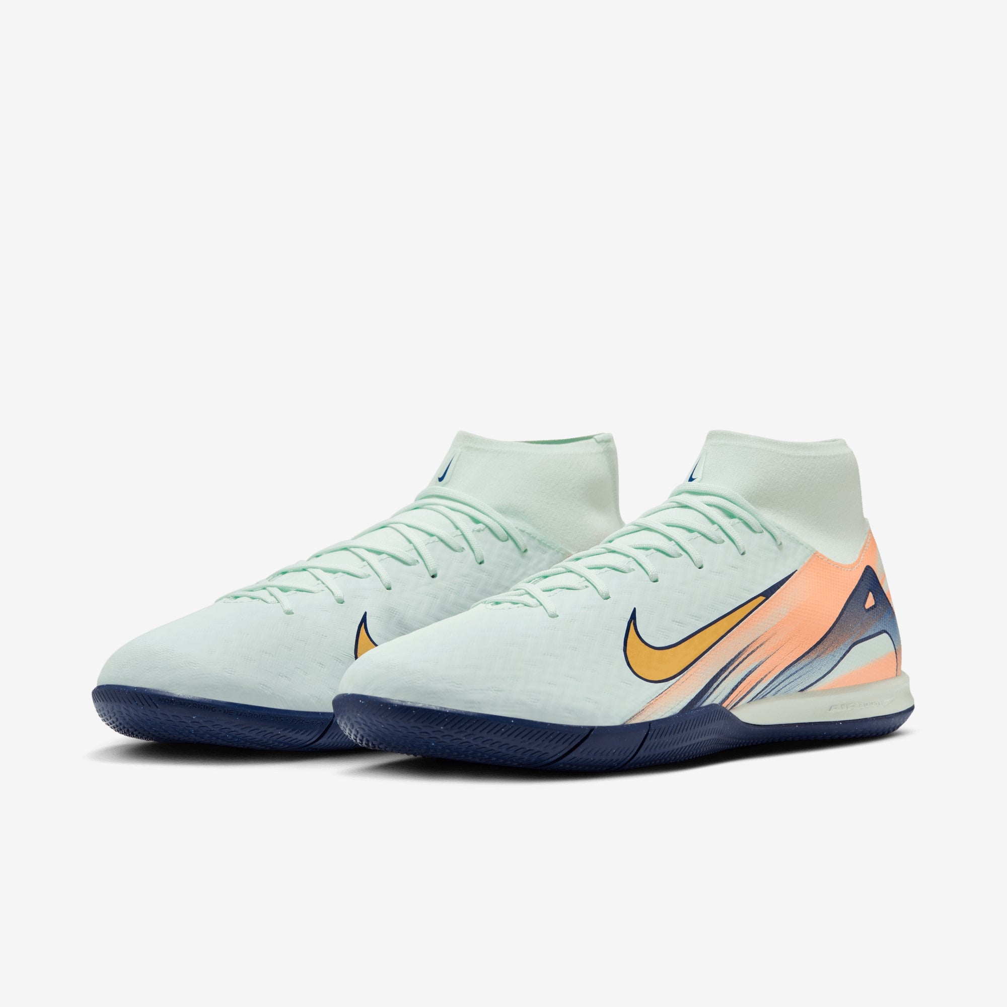 Nike Superfly 10 Academy Mercurial Dream Speed IC High-Top Soccer Shoes - Barely Green/Mtlc Gold Coin