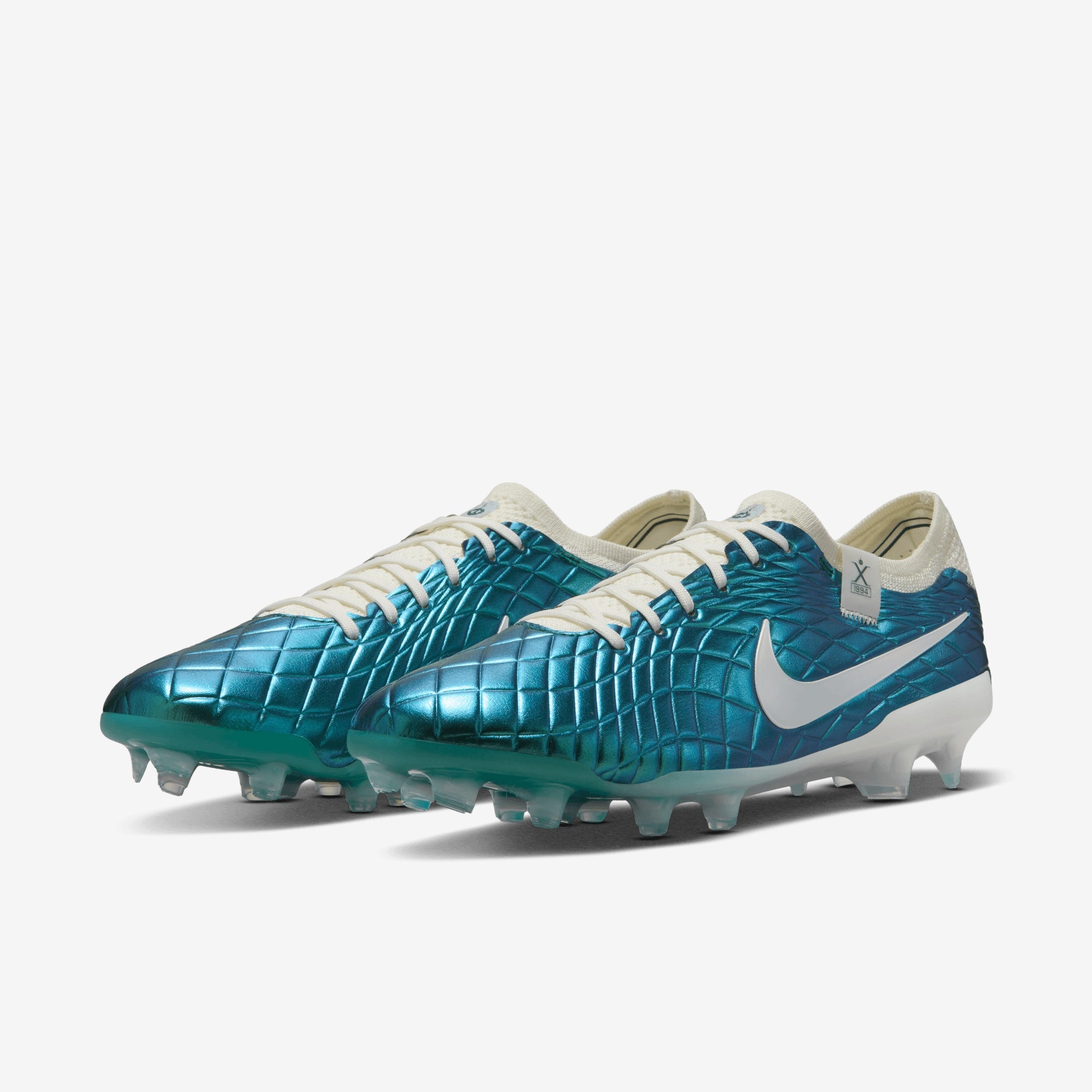 Nike Tiempo Emerald Legend 10 Elite FG Low-Top Soccer Cleats - Dk Atomic Teal/Sail