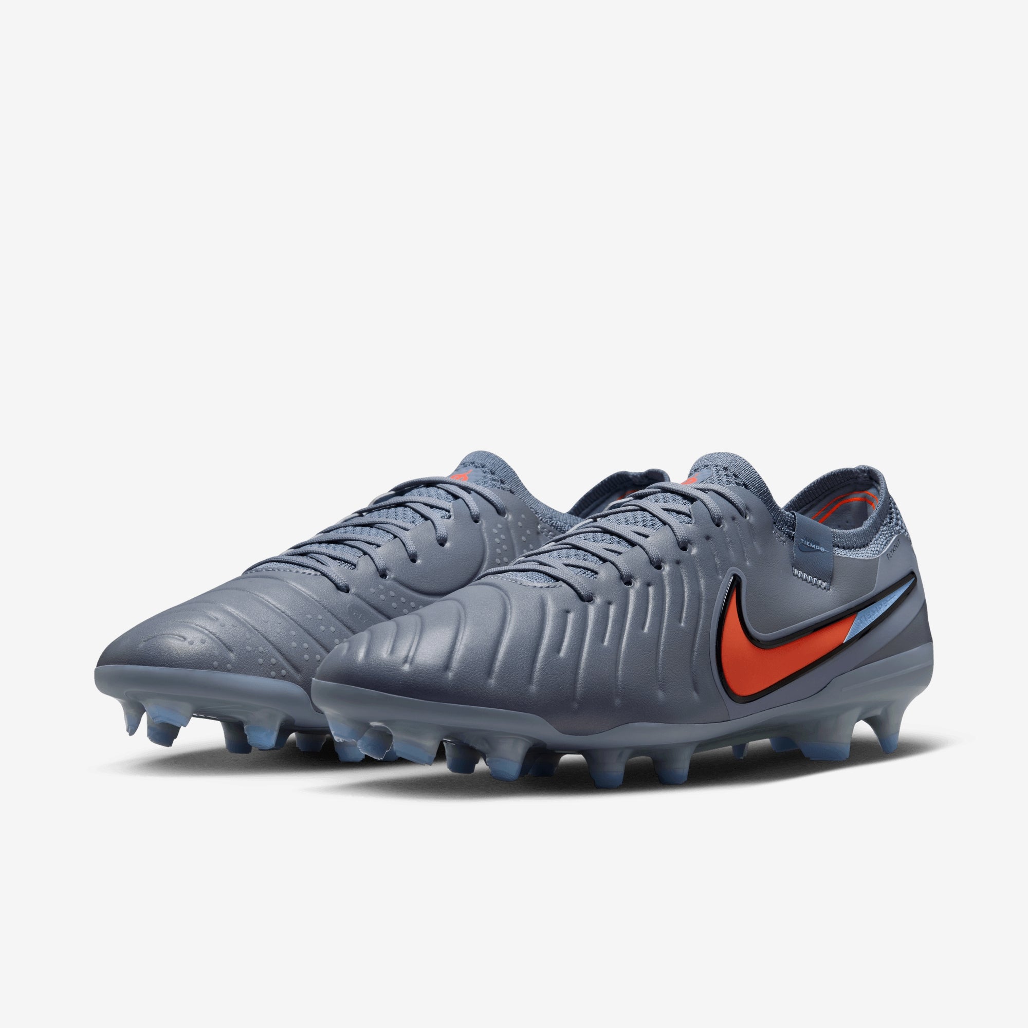 Nike Tiempo Legend 10 Elite Firm-Ground Low-Top Soccer Cleats - Blue Eclipse/Black