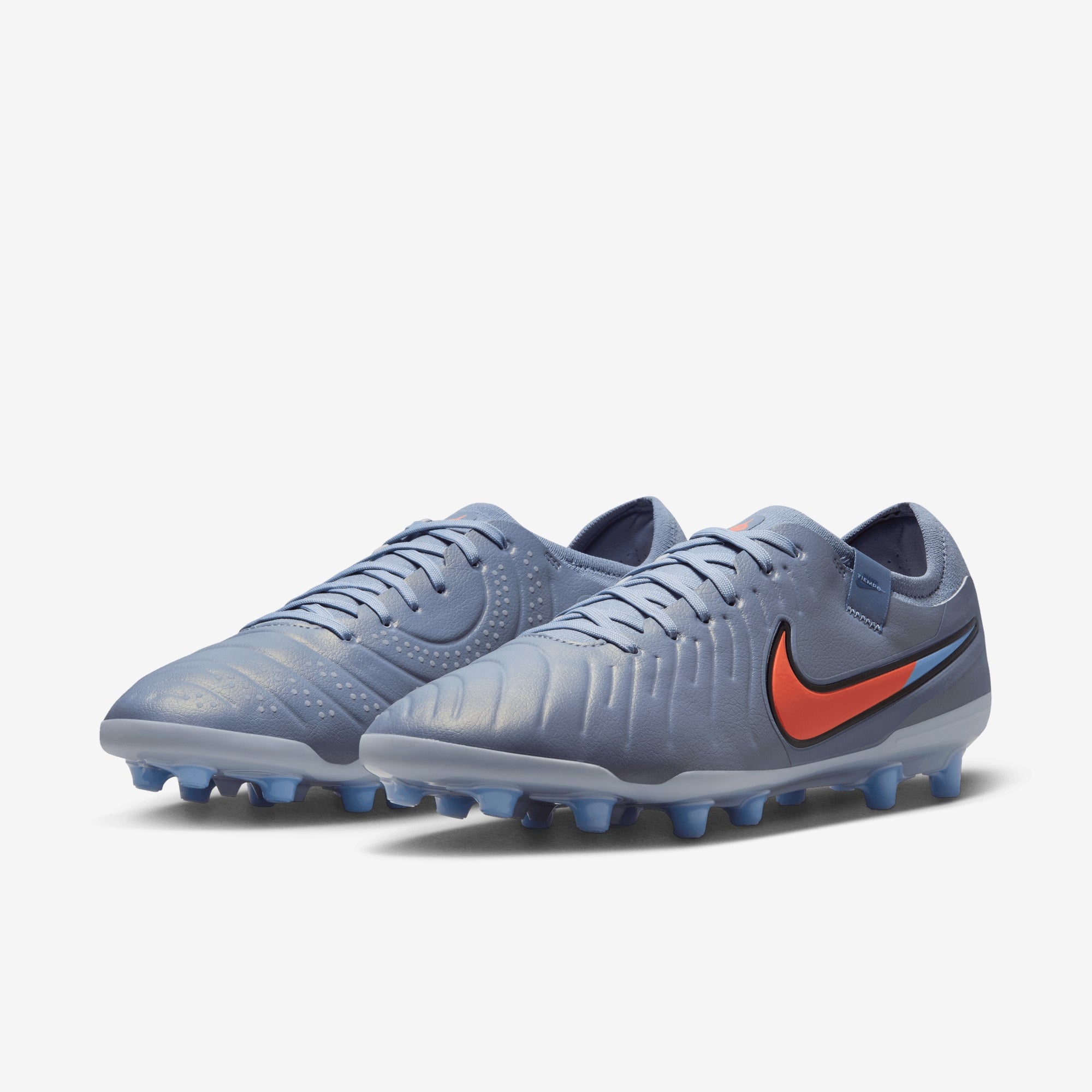 Nike Tiempo Legend 10 Pro Artificial-Grass Low-Top Soccer Cleats - Blue Eclipse/Black