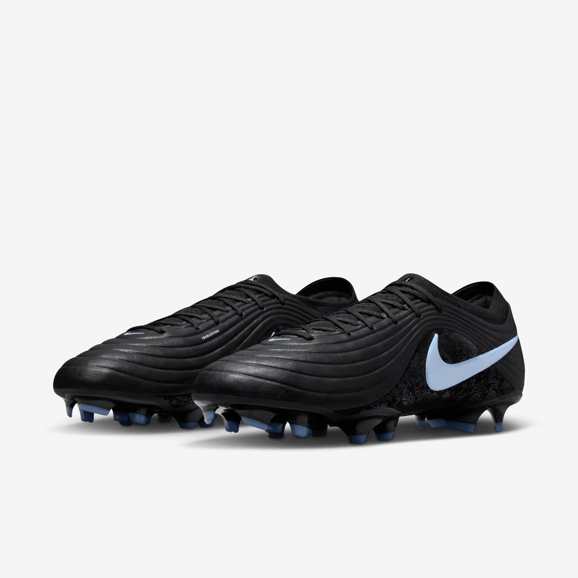 Nike Tiempo Maestro Elite Firm-Ground Low-Top Soccer Cleats - Black/Ice Blue