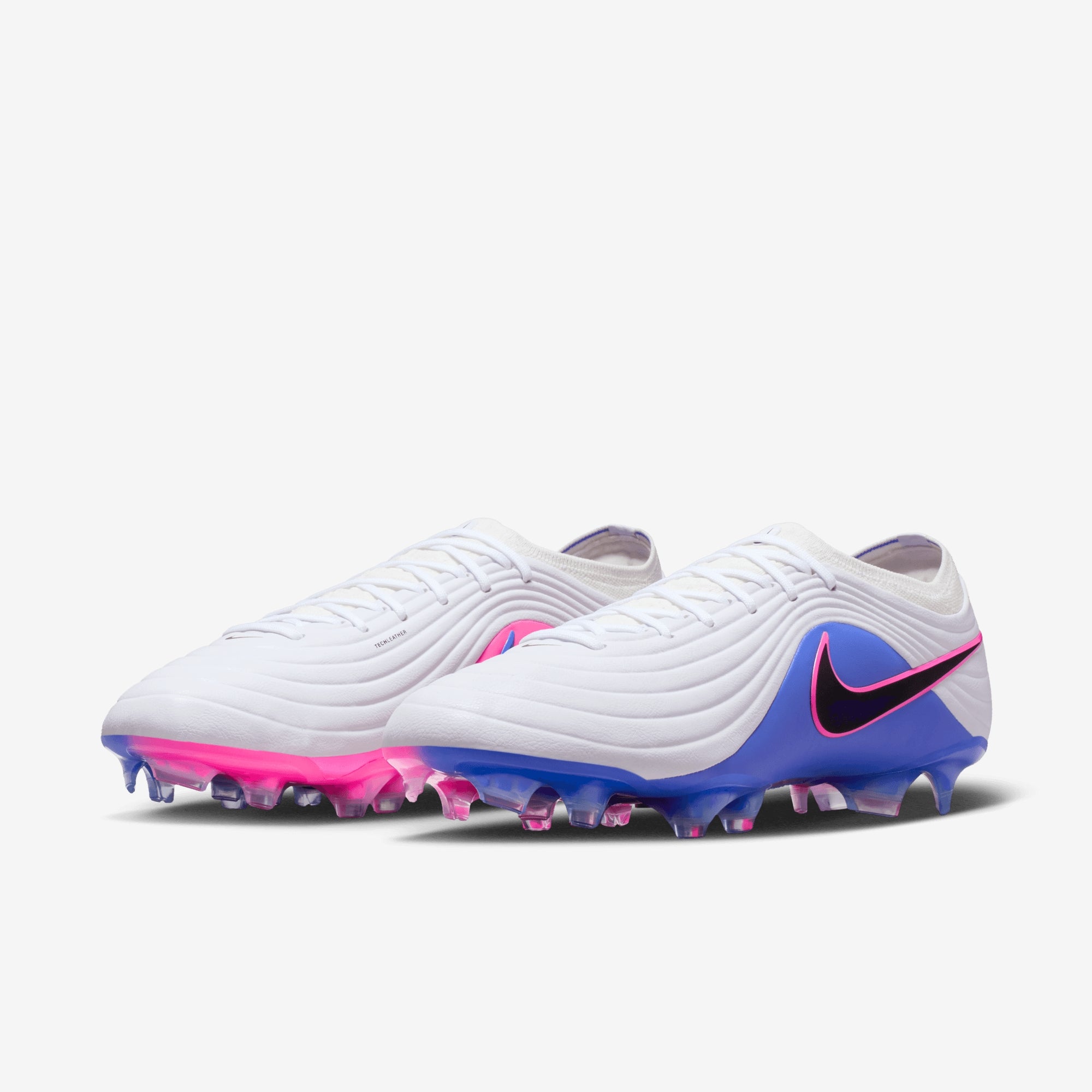 Nike Tiempo Maestro Elite Firm-Ground Low-Top Soccer Cleats - White/Black-Racer Blue-Pink Blast