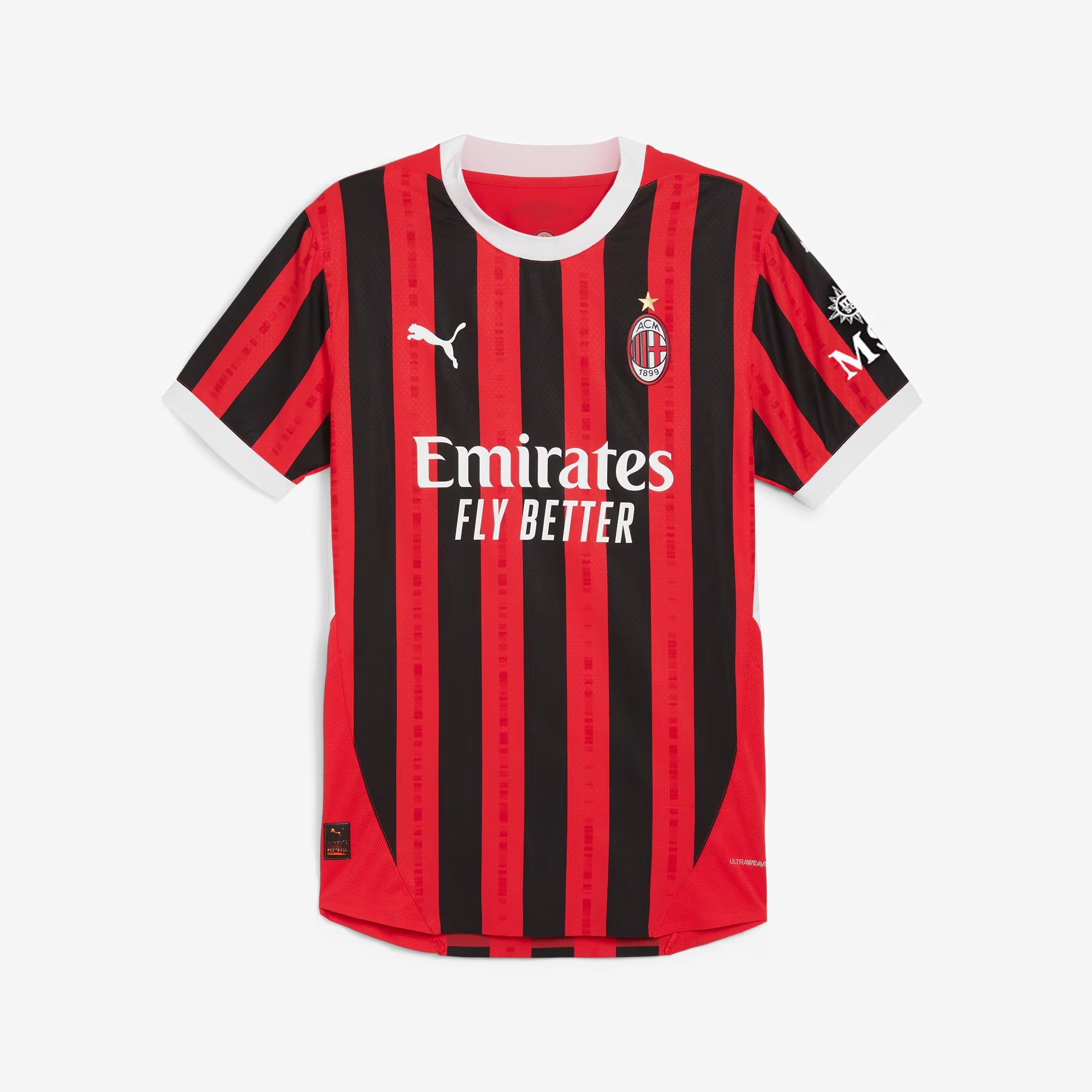 PUMA AC Milan 2024/25 Match Home Men's dryCELL Soccer Authentic Jersey - For All Time Red-PUMA Black