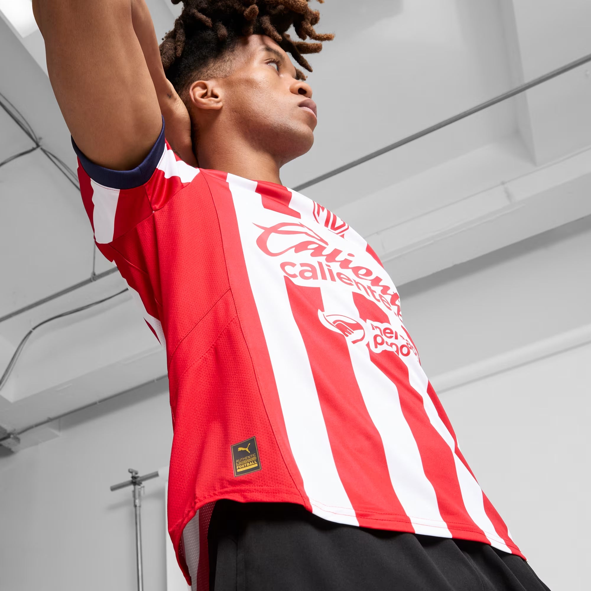 PUMA Chivas 2024/25 Match Home Promotional Men's dryCELL Soccer Authentic Jersey - PUMA Red