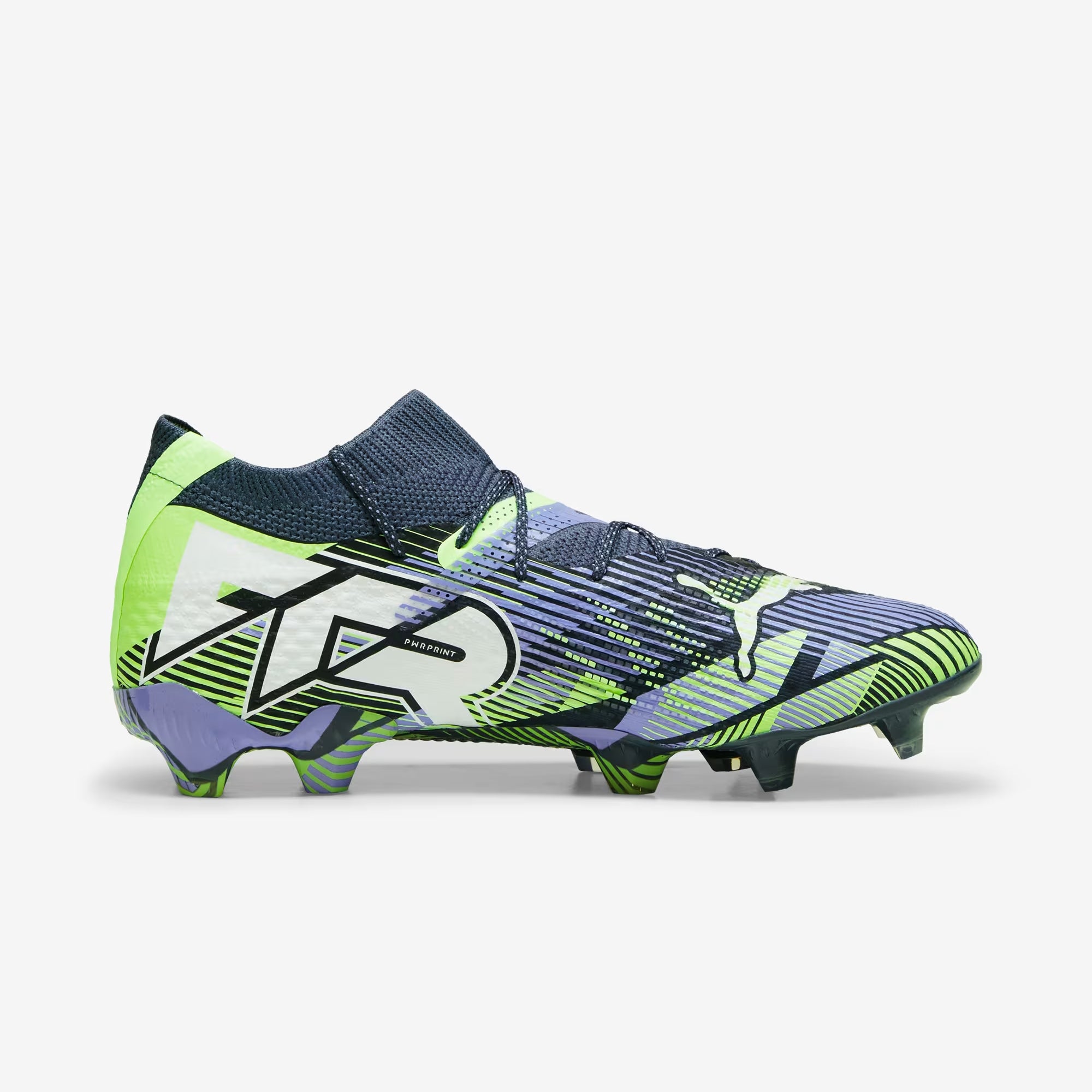 PUMA FUTURE 7 ULTIMATE Firm/Artificial-Ground Low-Top Soccer Cleats - Gray Skies-PUMA White-Fizzy Apple