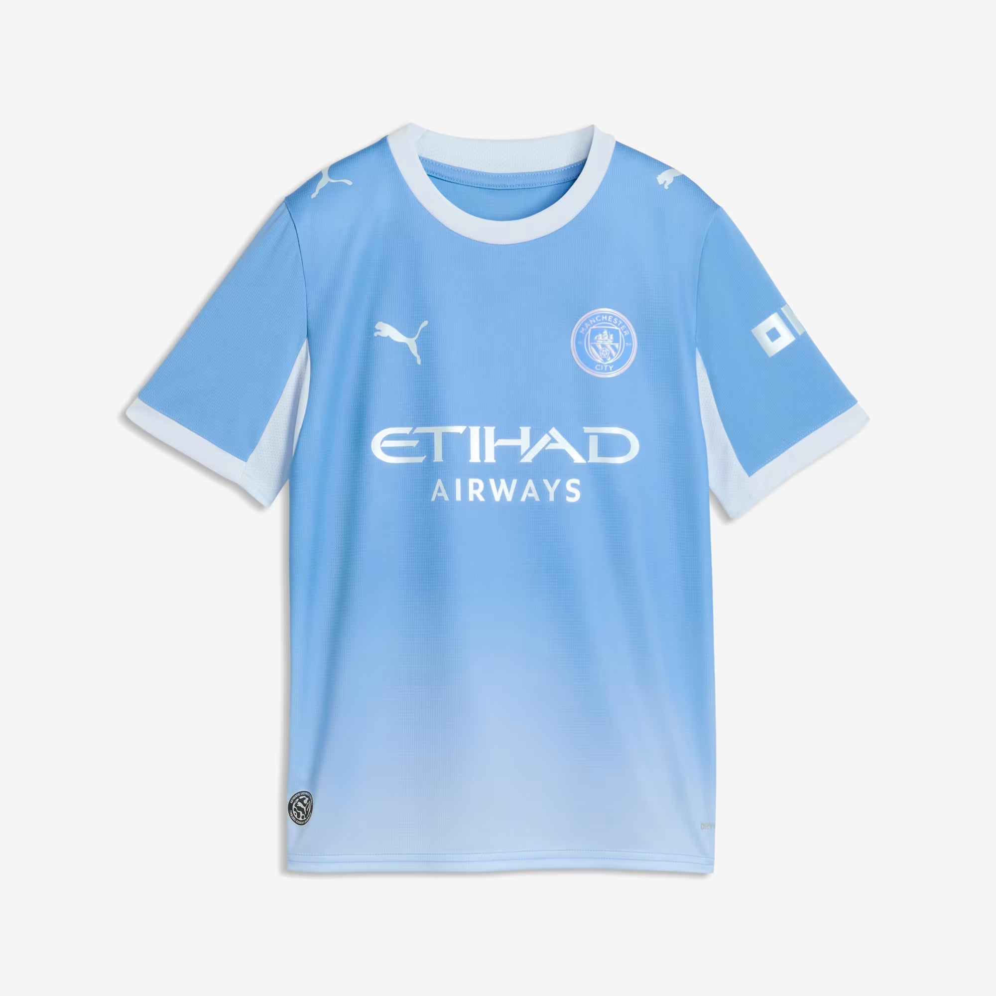 PUMA Manchester City 2026/27 Home Big Kids' Soccer Jersey - Team Light Blue-Icy Blue
