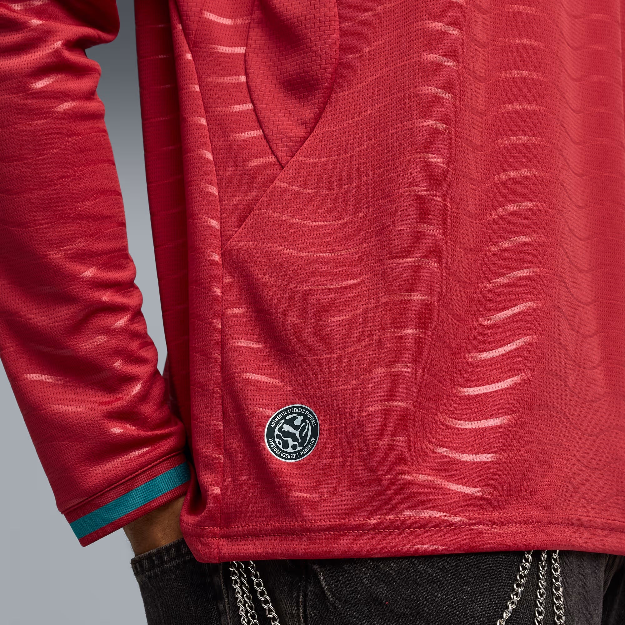 PUMA Portugal 2026 Stadium Home Men's Long-Sleeve Soccer Jersey -