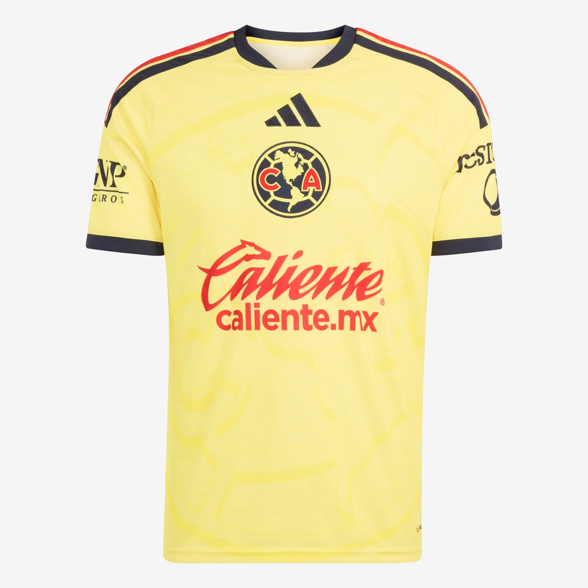 adidas Club America 2026/27 Stadium Home Men's Soccer Jersey - Impact Yellow / Legend Ink