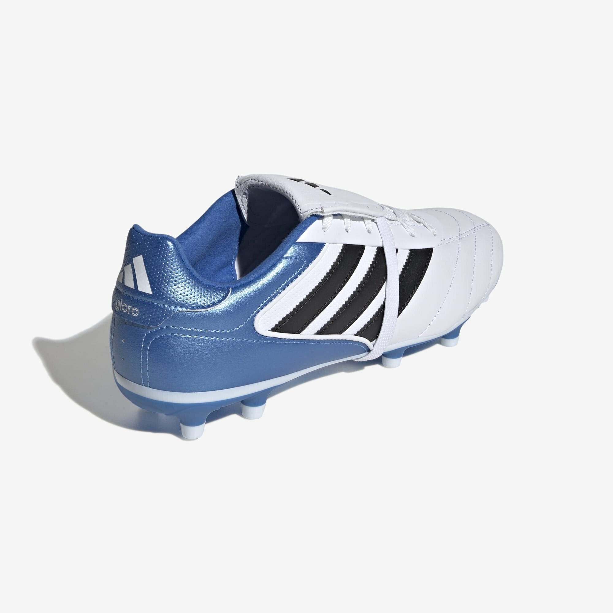 adidas Copa Gloro 2 Firm-Ground Low-Top Soccer Cleats - Cloud White / Core Black / Bright Royal